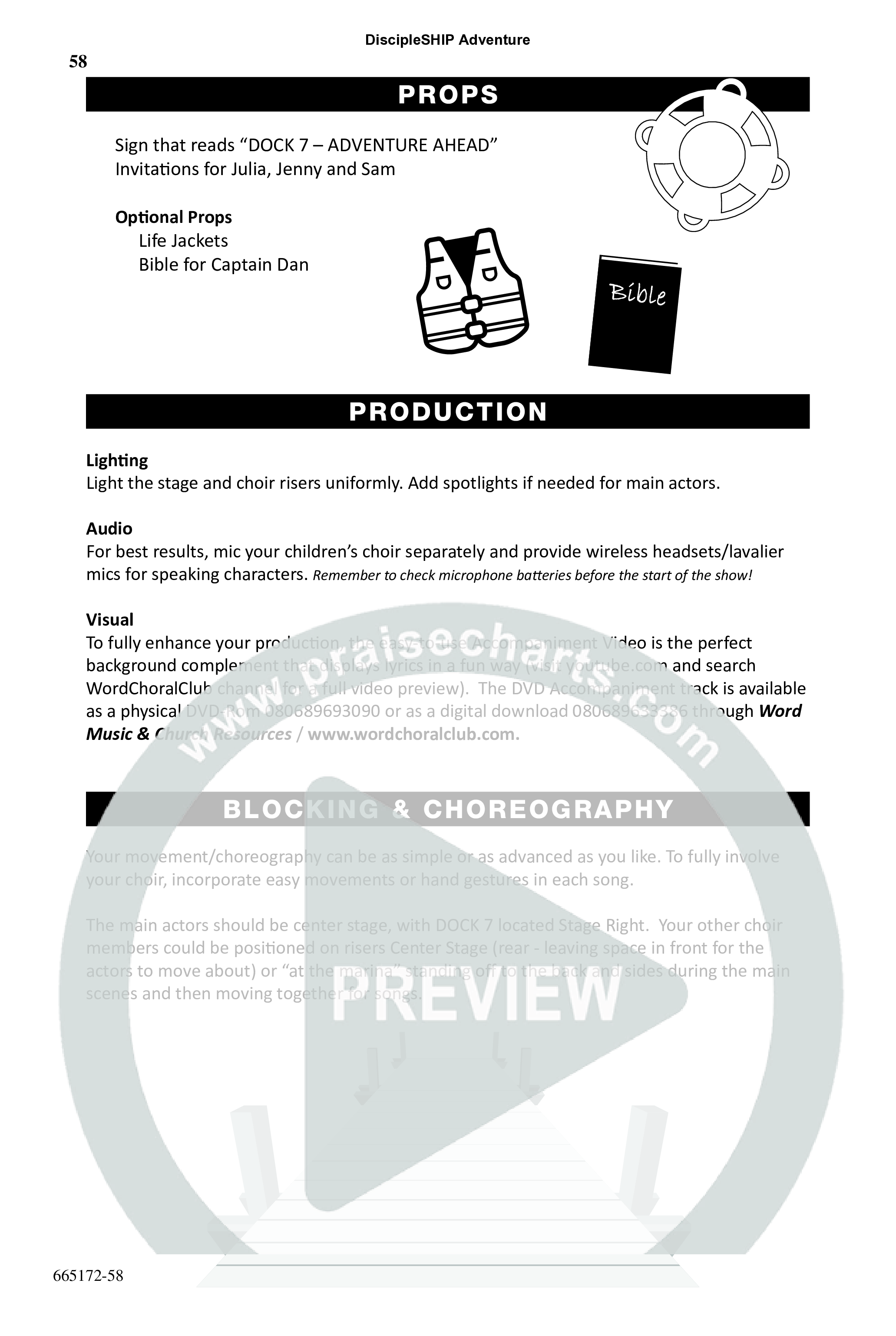 DiscipleSHIP Adventures (7 Song Choral Collection) Song 8 (Piano SATB) (WordKidz)
