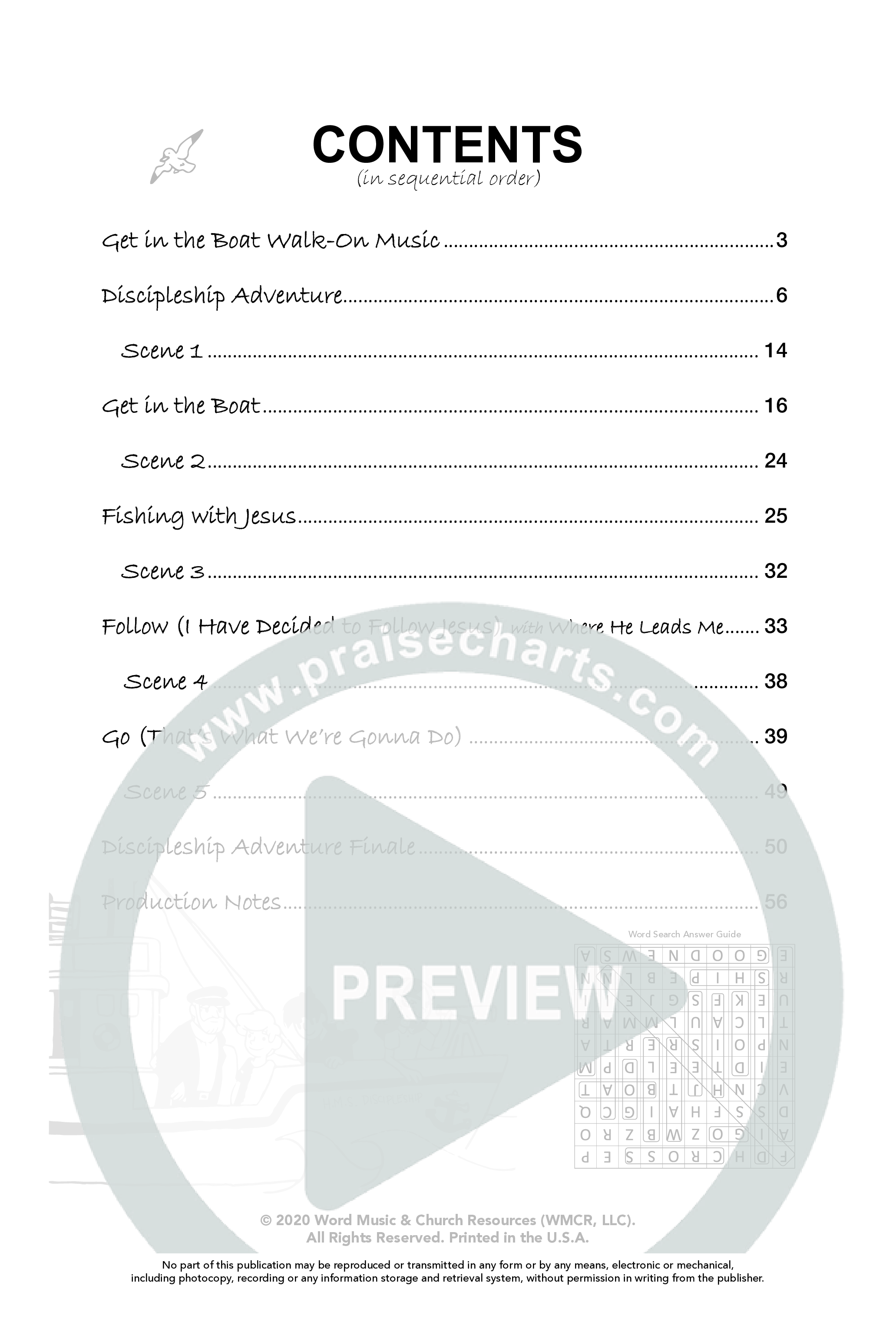 DiscipleSHIP Adventures (7 Song Choral Collection) Choral Book (WordKidz)