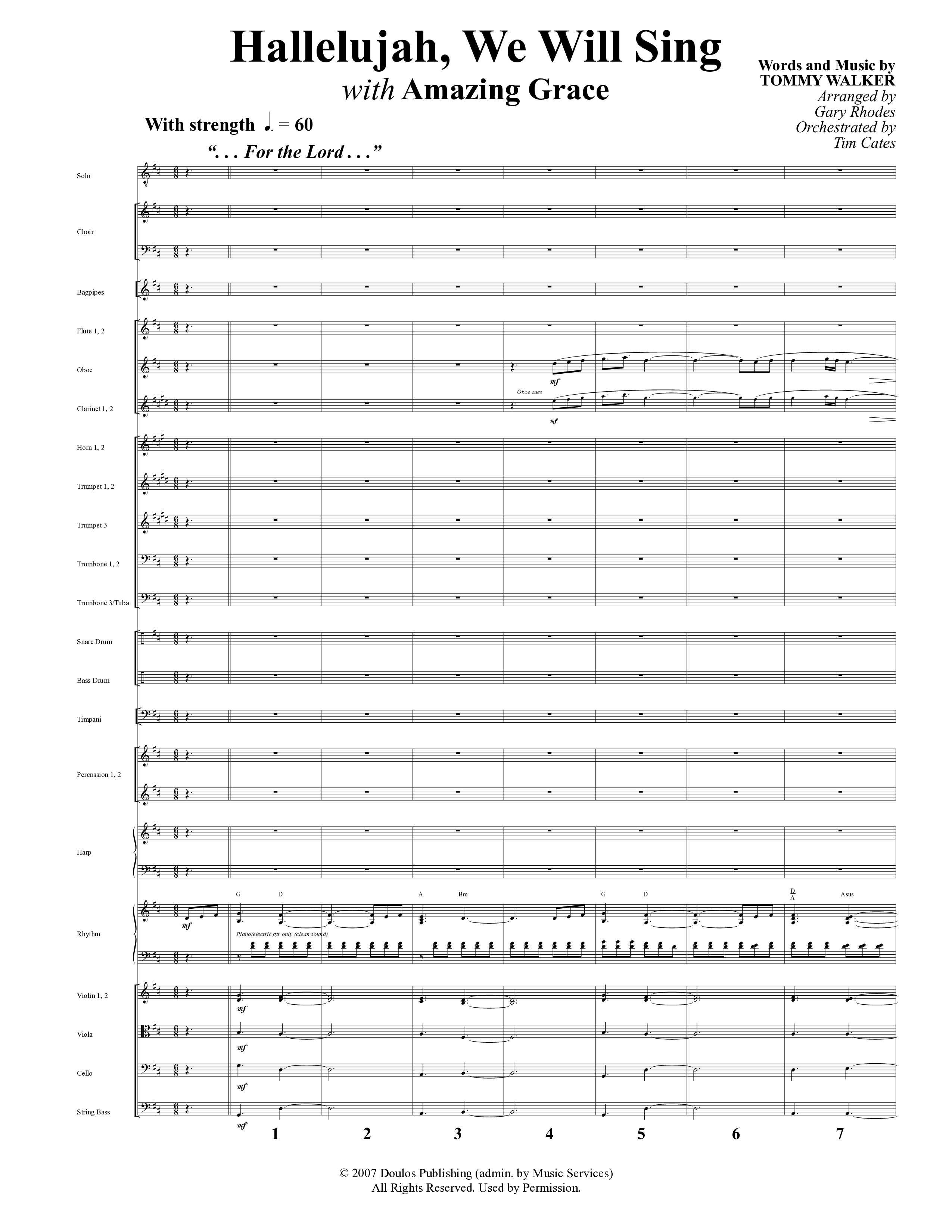 East To West (10 Song Choral Collection) Song 10 (Orchestration) (Word Music Choral / Arr. Gary Rhodes / Orch. Tim Cates)