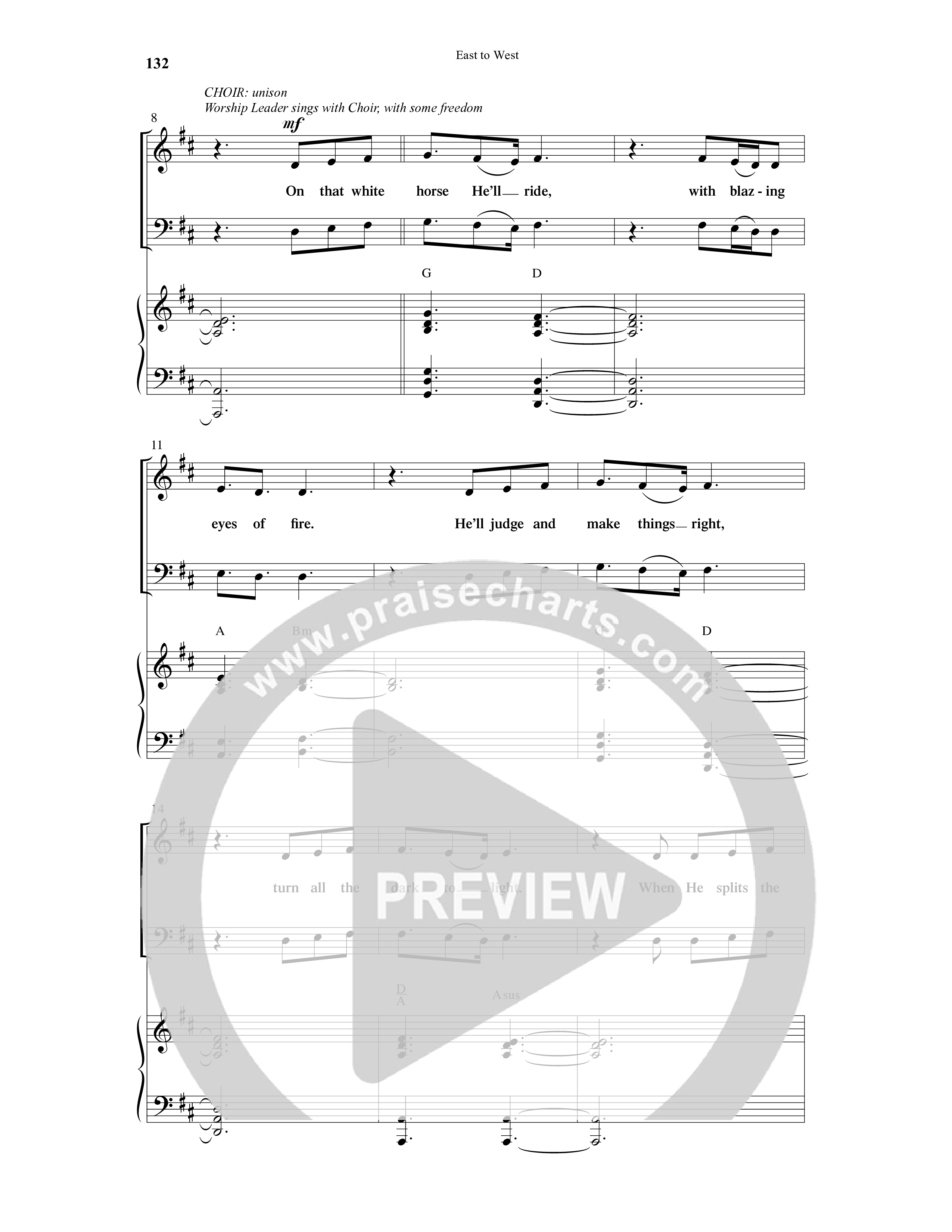 East To West (10 Song Choral Collection) Song 10 (Piano SATB) (Word Music Choral / Arr. Gary Rhodes / Orch. Tim Cates)