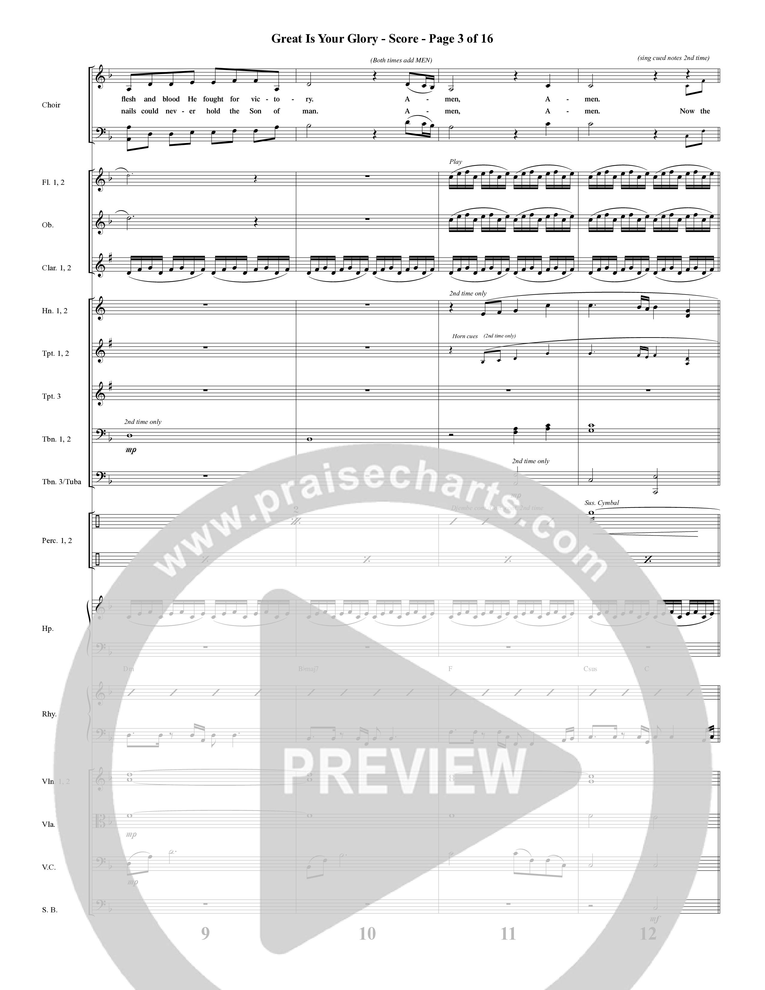 East To West (10 Song Choral Collection) Song 3 (Orchestration) (Word Music Choral / Arr. Gary Rhodes / Orch. Tim Cates)