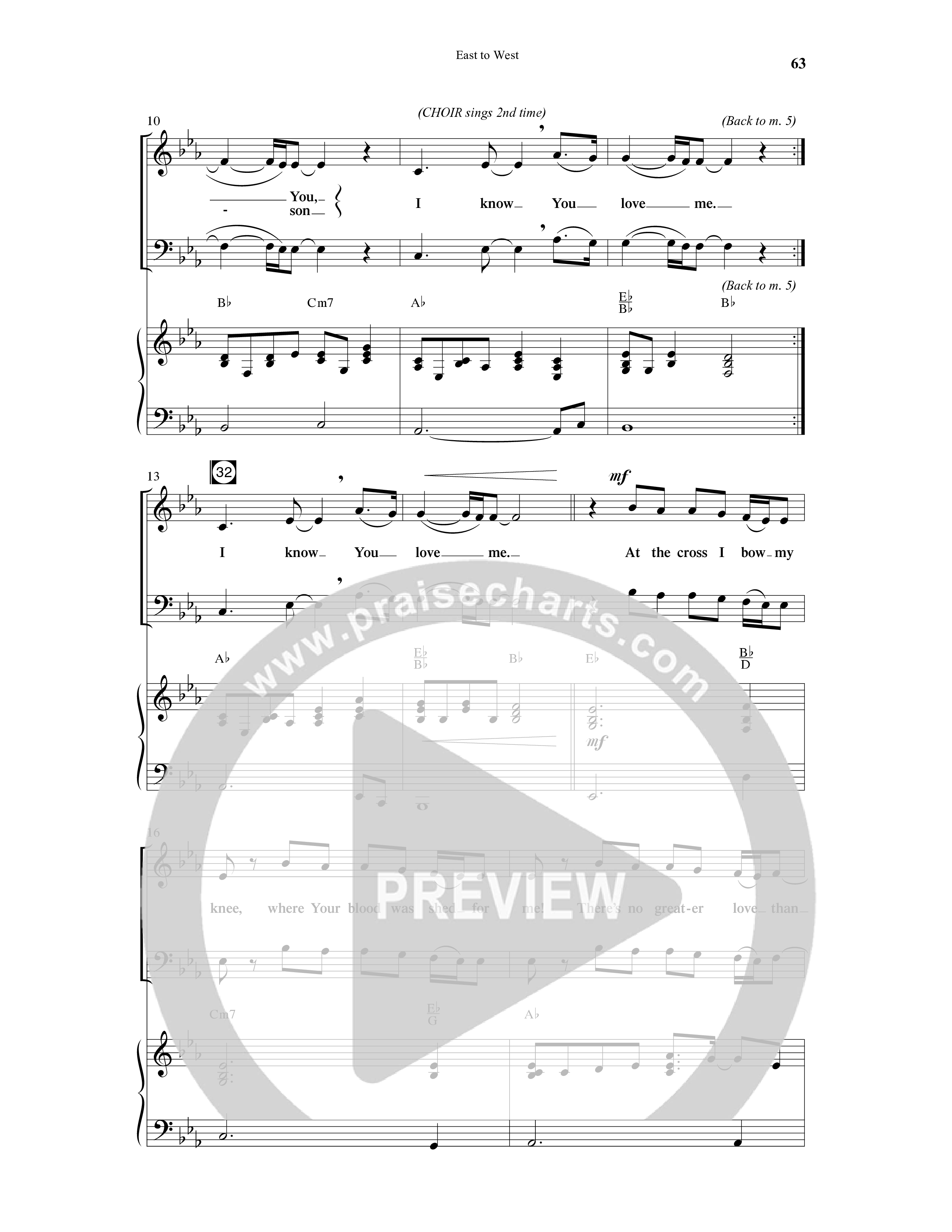 East To West (10 Song Choral Collection) Song 5 (Piano SATB) (Word Music Choral / Arr. Gary Rhodes / Orch. Tim Cates)
