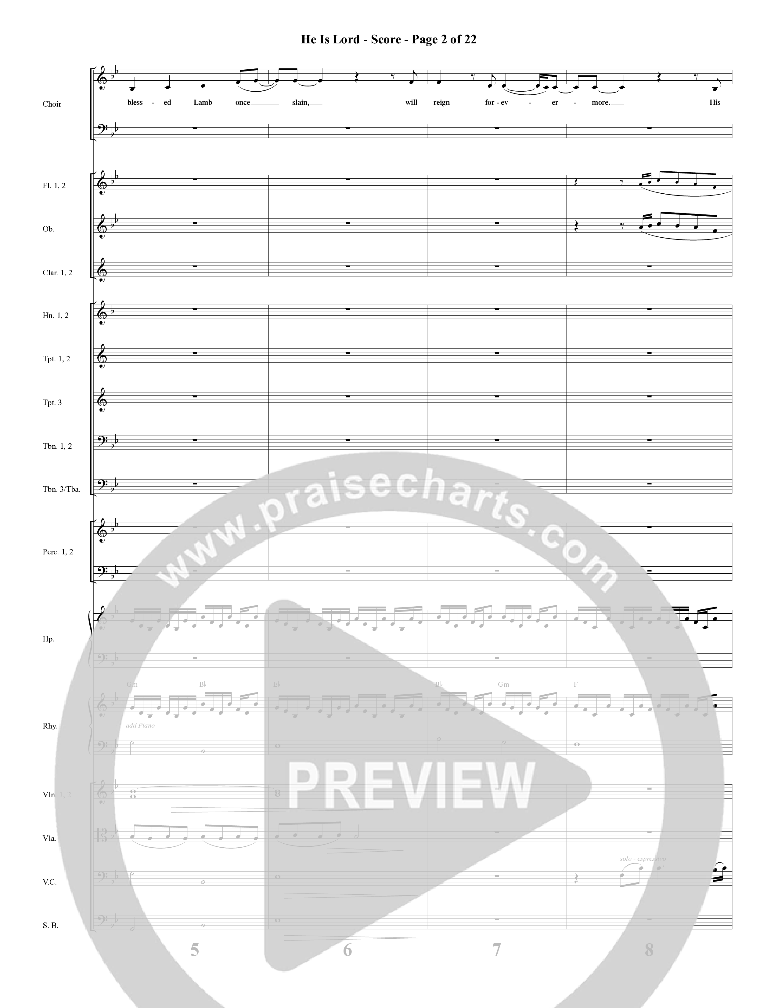 East To West (10 Song Choral Collection) Song 8 (Orchestration) (Word Music Choral / Arr. Gary Rhodes / Orch. Tim Cates)