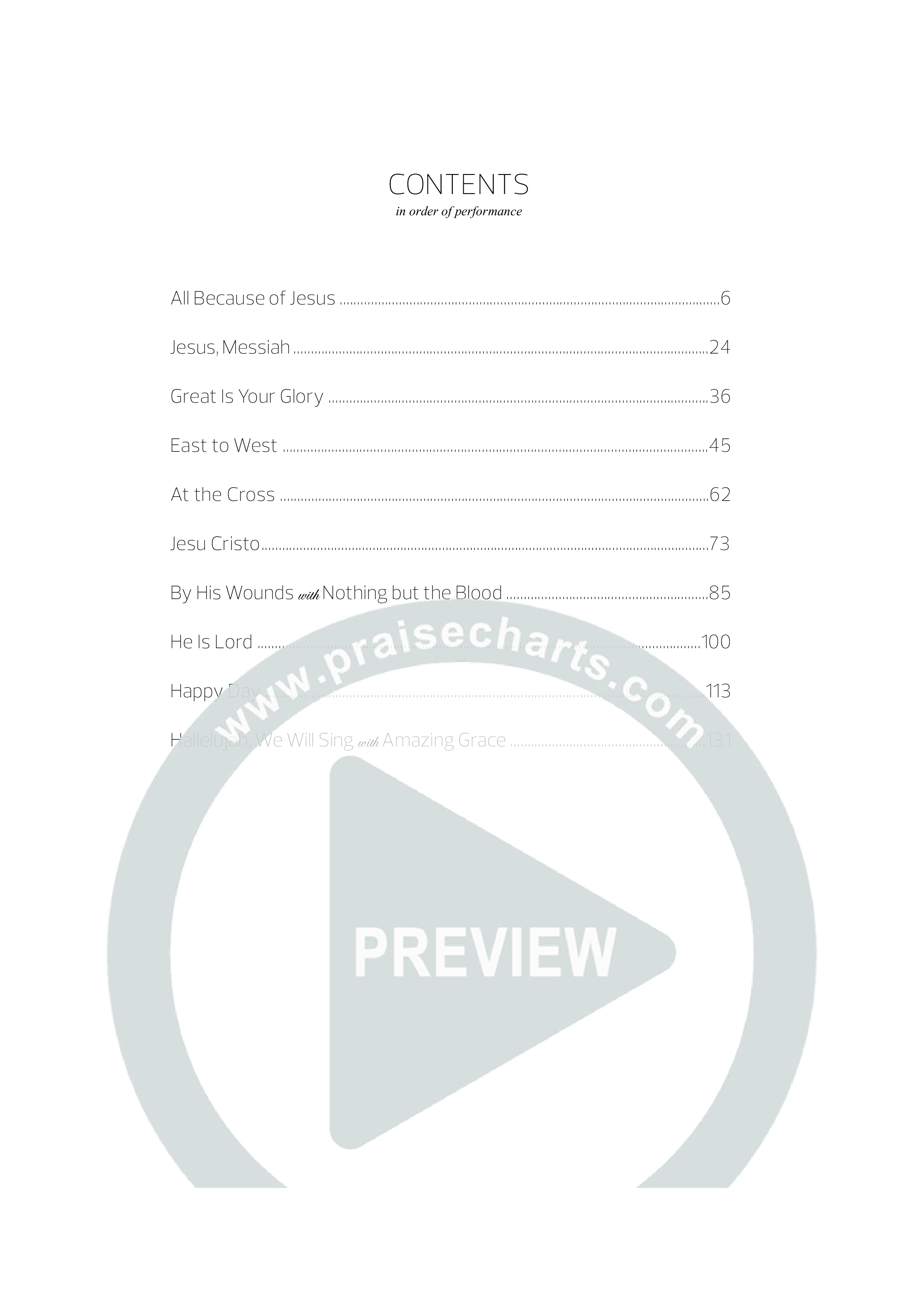 East To West (10 Song Choral Collection) Choral Book (Word Music Choral / Arr. Gary Rhodes / Orch. Tim Cates)