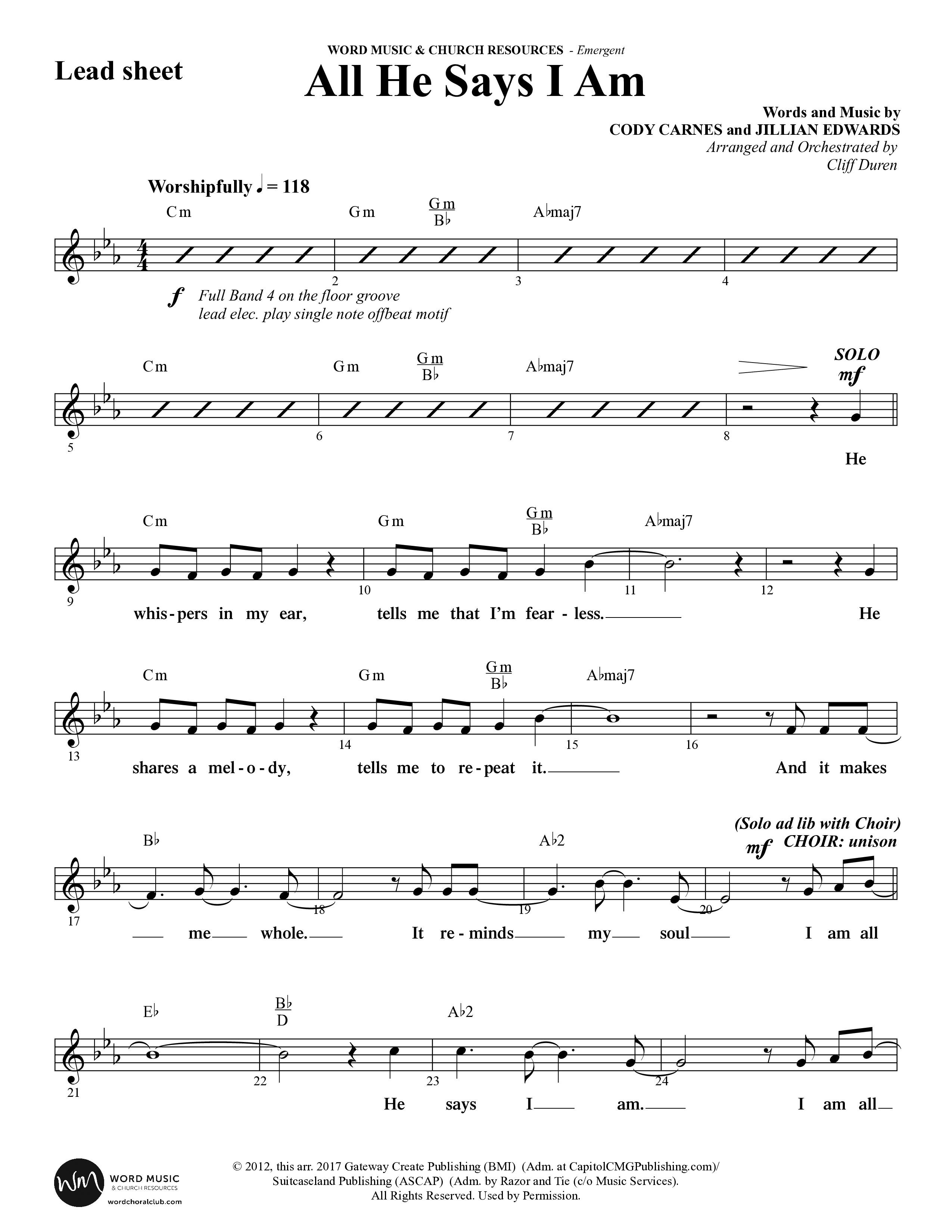 Emergent (8 Song Choral Collection) Lead & Chords (Integrity Music)