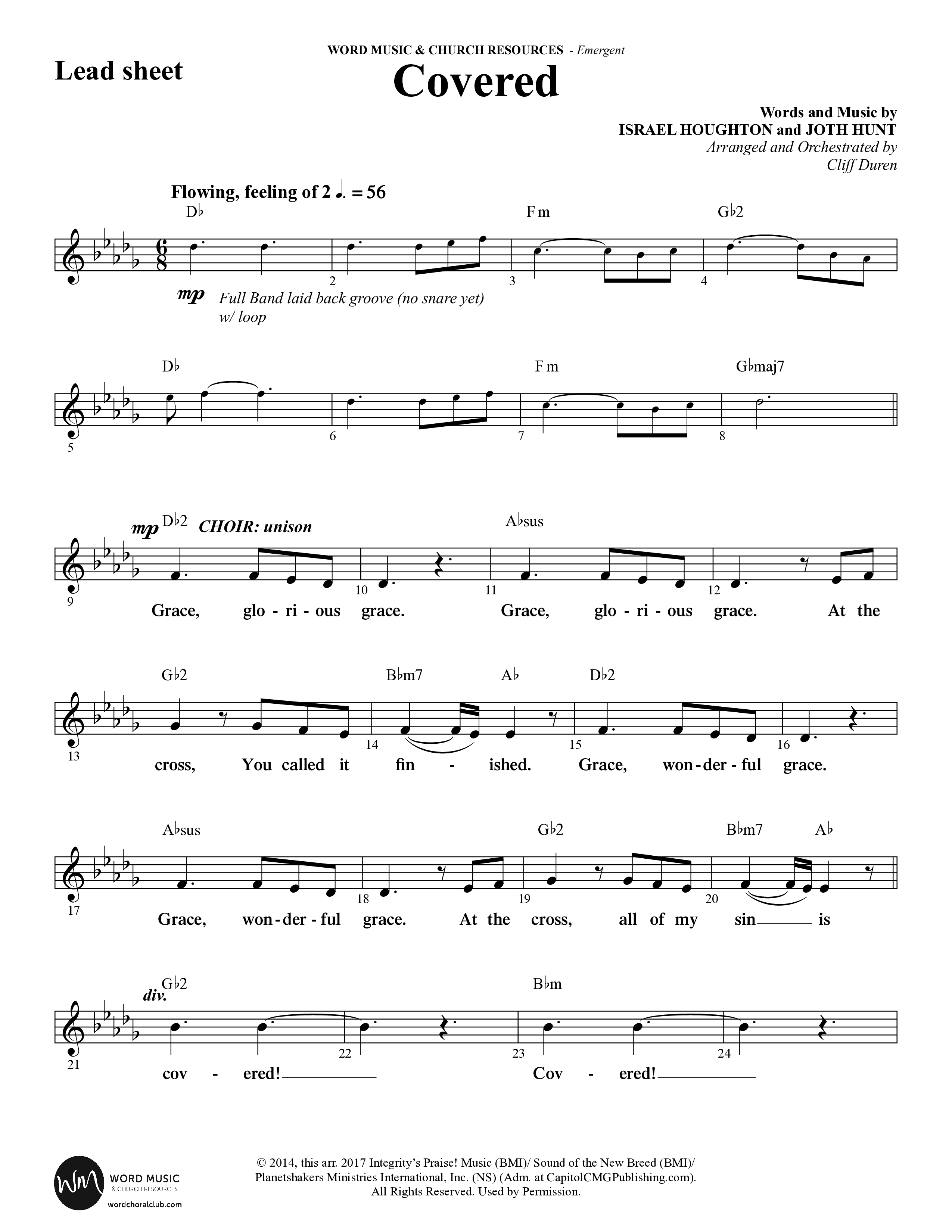 Emergent (8 Song Choral Collection) Song 3 (Lead & Chords) (Integrity Music)
