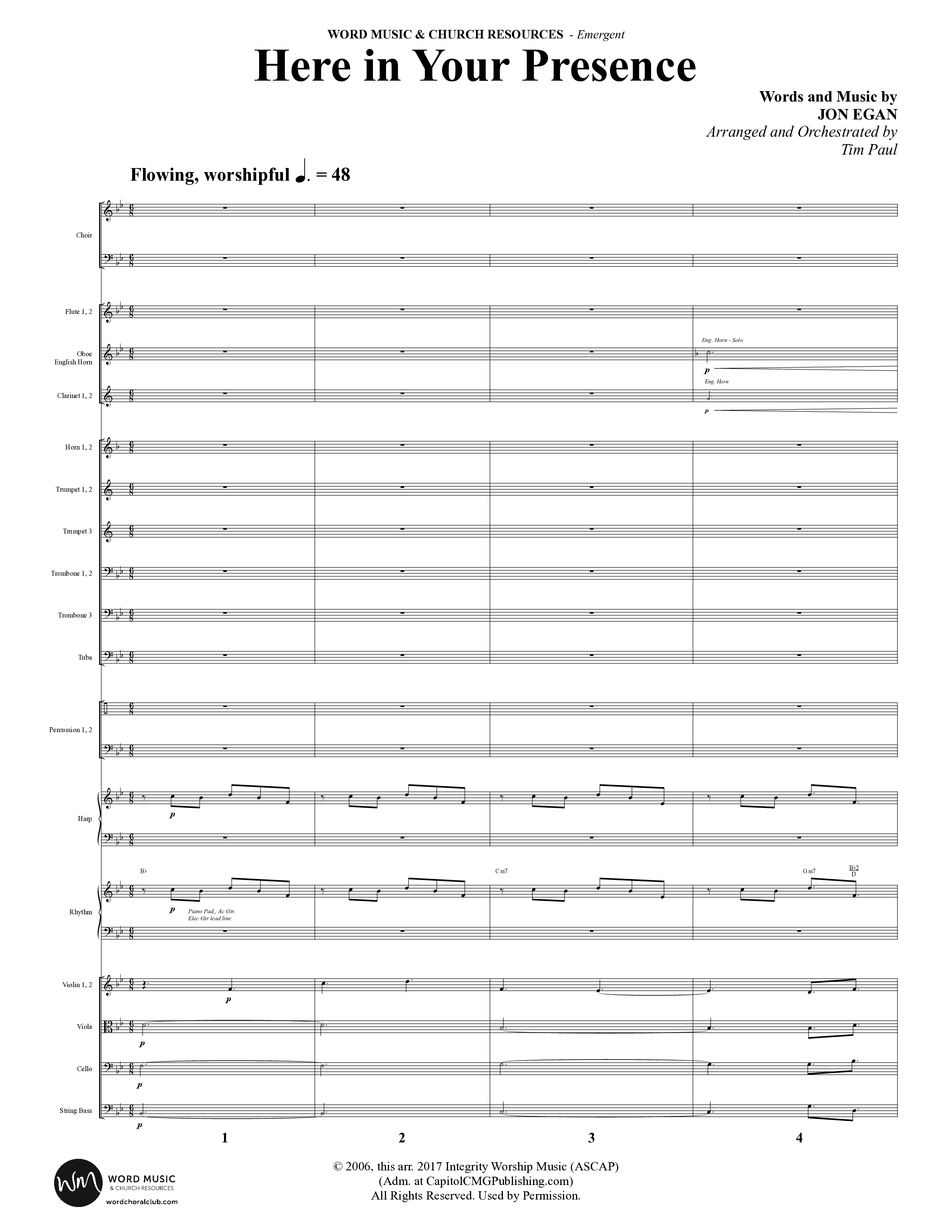 Emergent (8 Song Choral Collection) Song 7 (Orchestration) (Integrity Music)