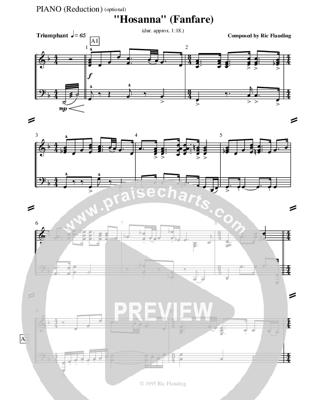 Hosanna (Fanfare) (Instrumental) Synth ()