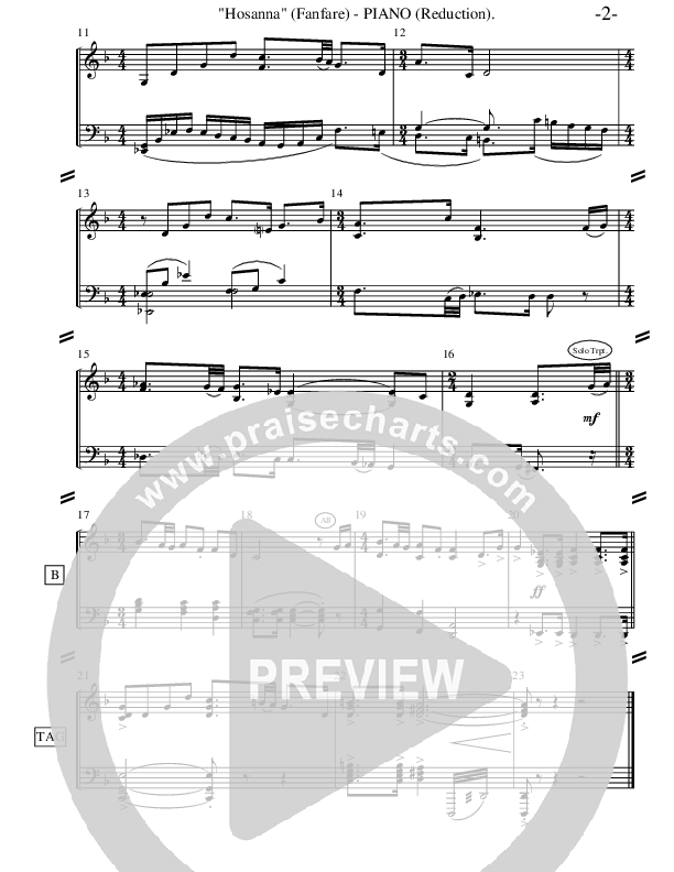 Hosanna (Fanfare) (Instrumental) Synth ()