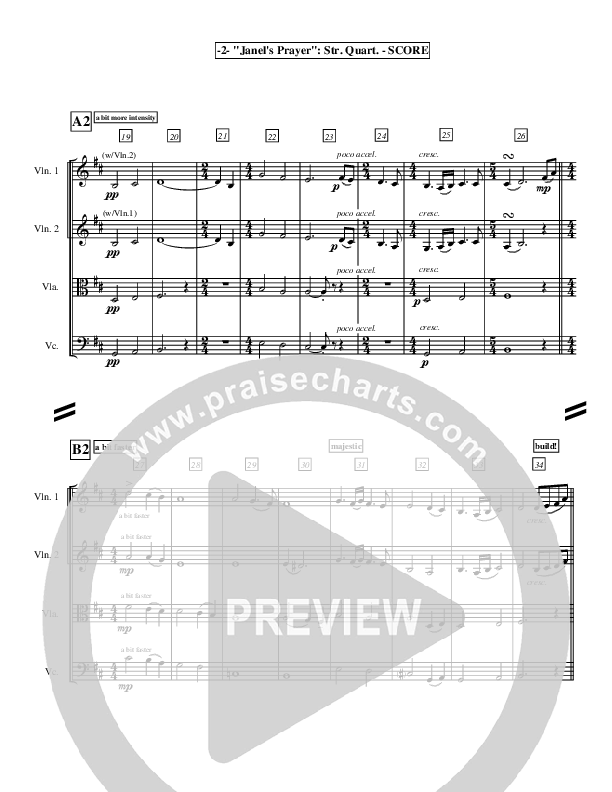 Janel's Prayer Conductor's Score ()