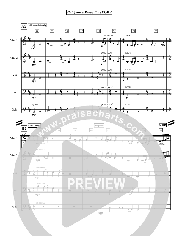 Janel's Prayer (Instrumental) Conductor's Score ()