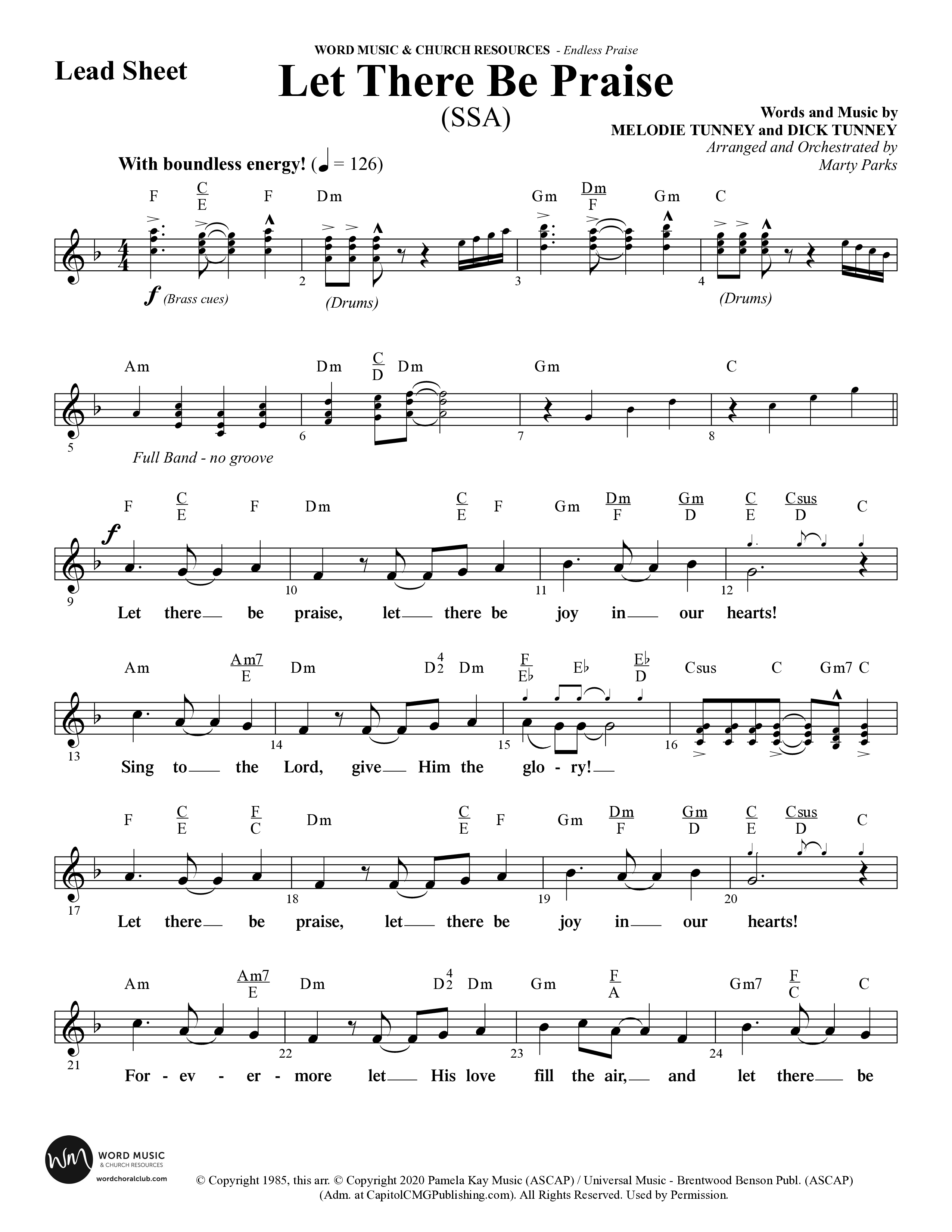 Endless Praise (7 Song Choral Collection) Lead & Chords Collection (Word Music Choral)