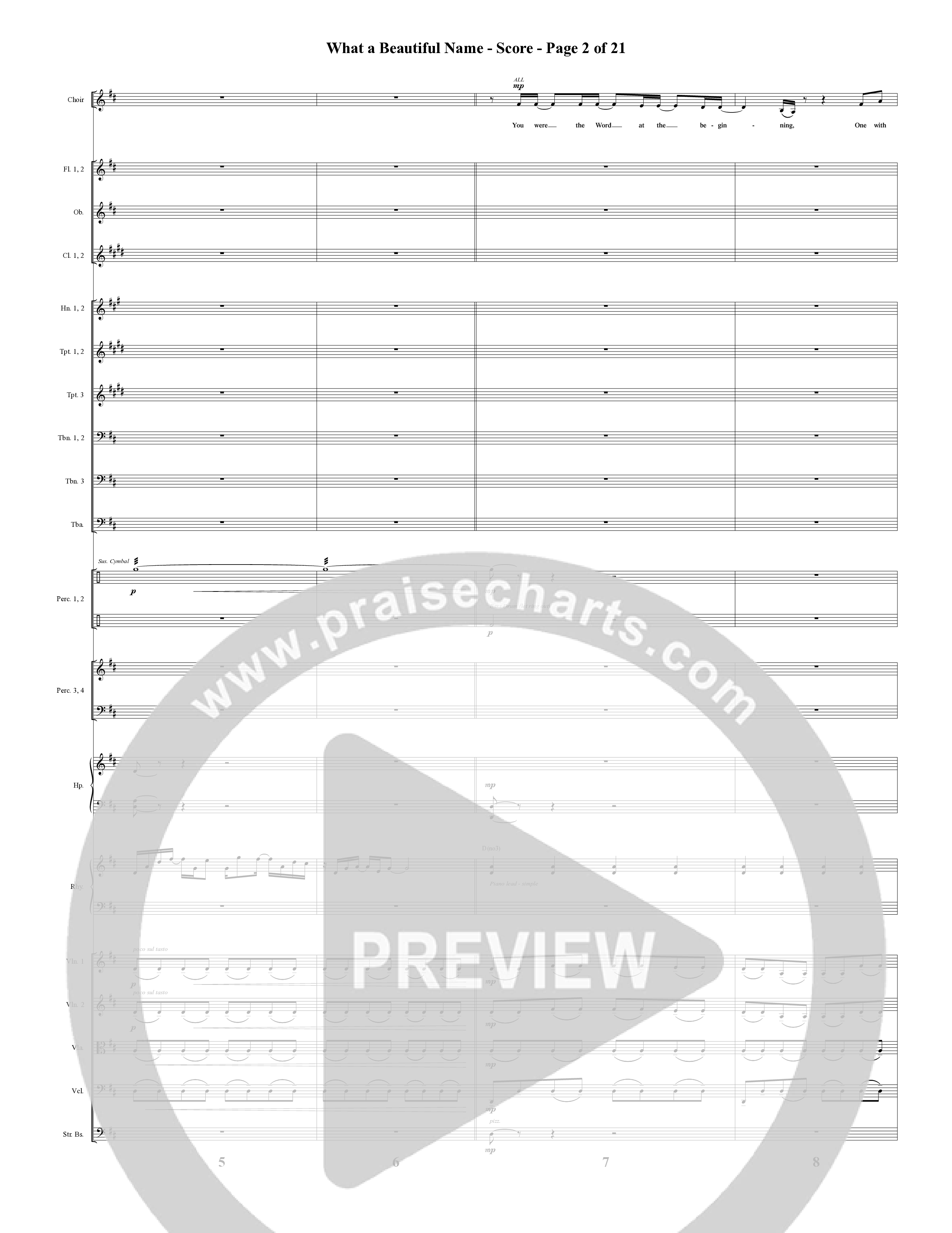 Endless Praise (7 Song Choral Collection) Song 3 (Orchestration) (Word Music Choral)