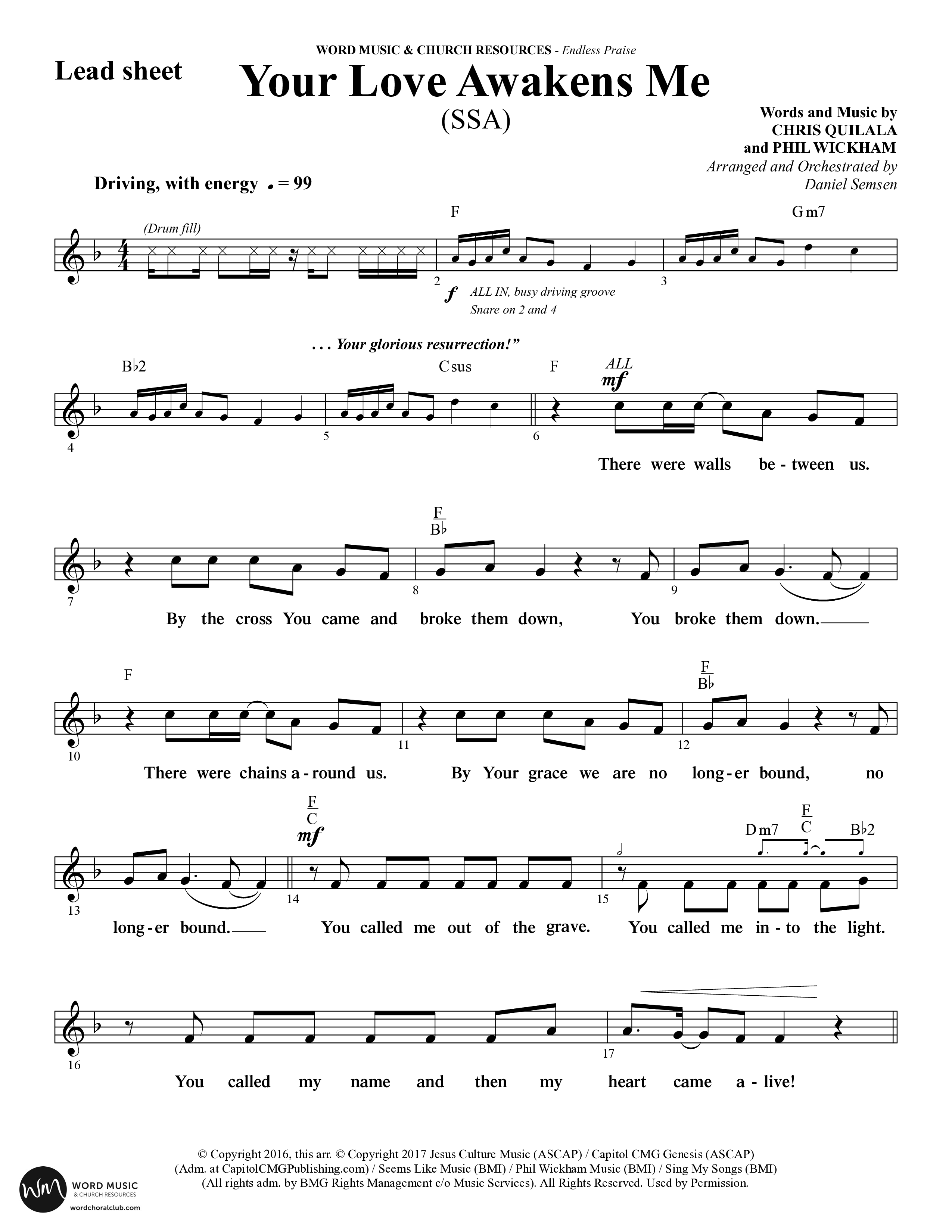 Endless Praise (7 Song Choral Collection) Song 4 (Lead & Chords) (Word Music Choral)