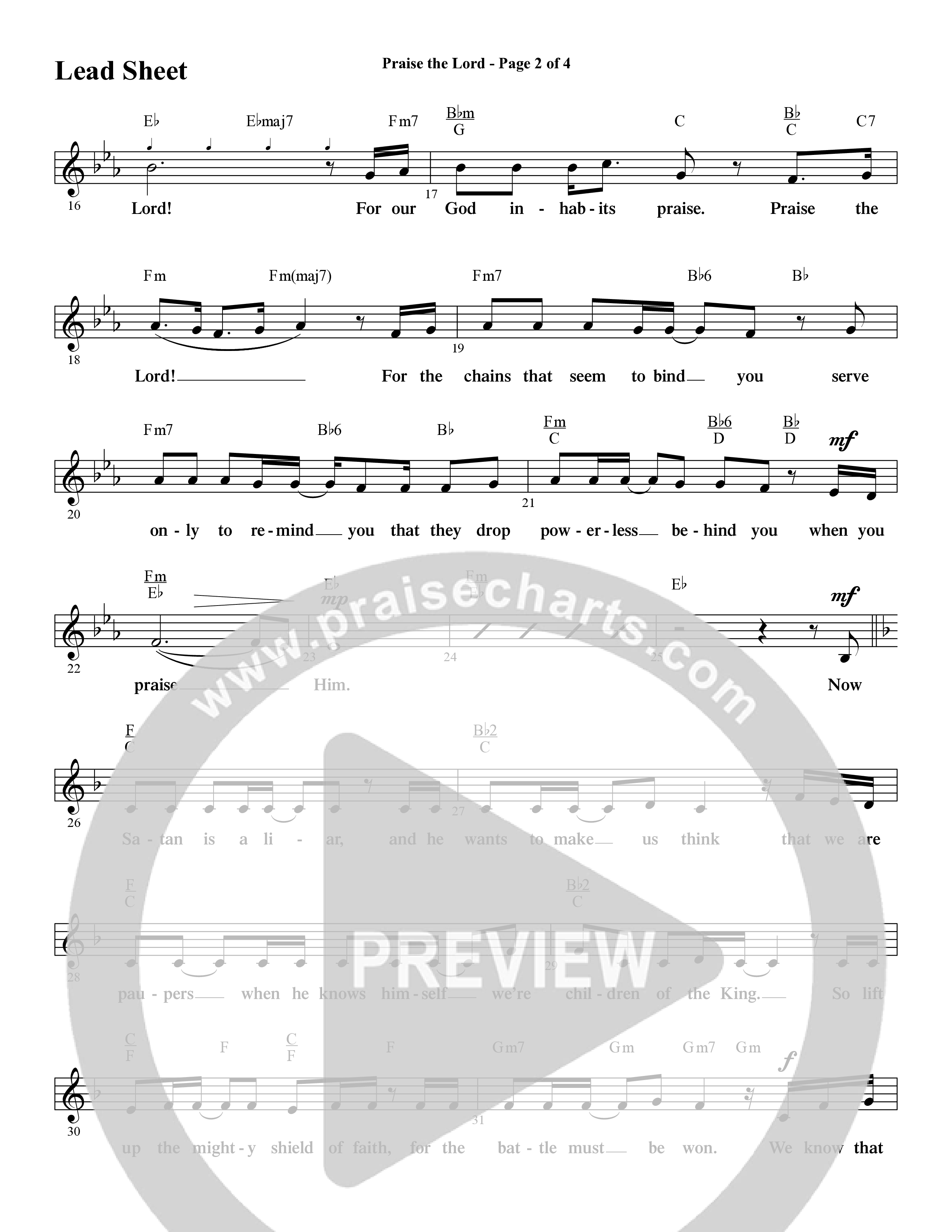 Endless Praise (7 Song Choral Collection) Song 5 (Lead & Chords) (Word Music Choral)