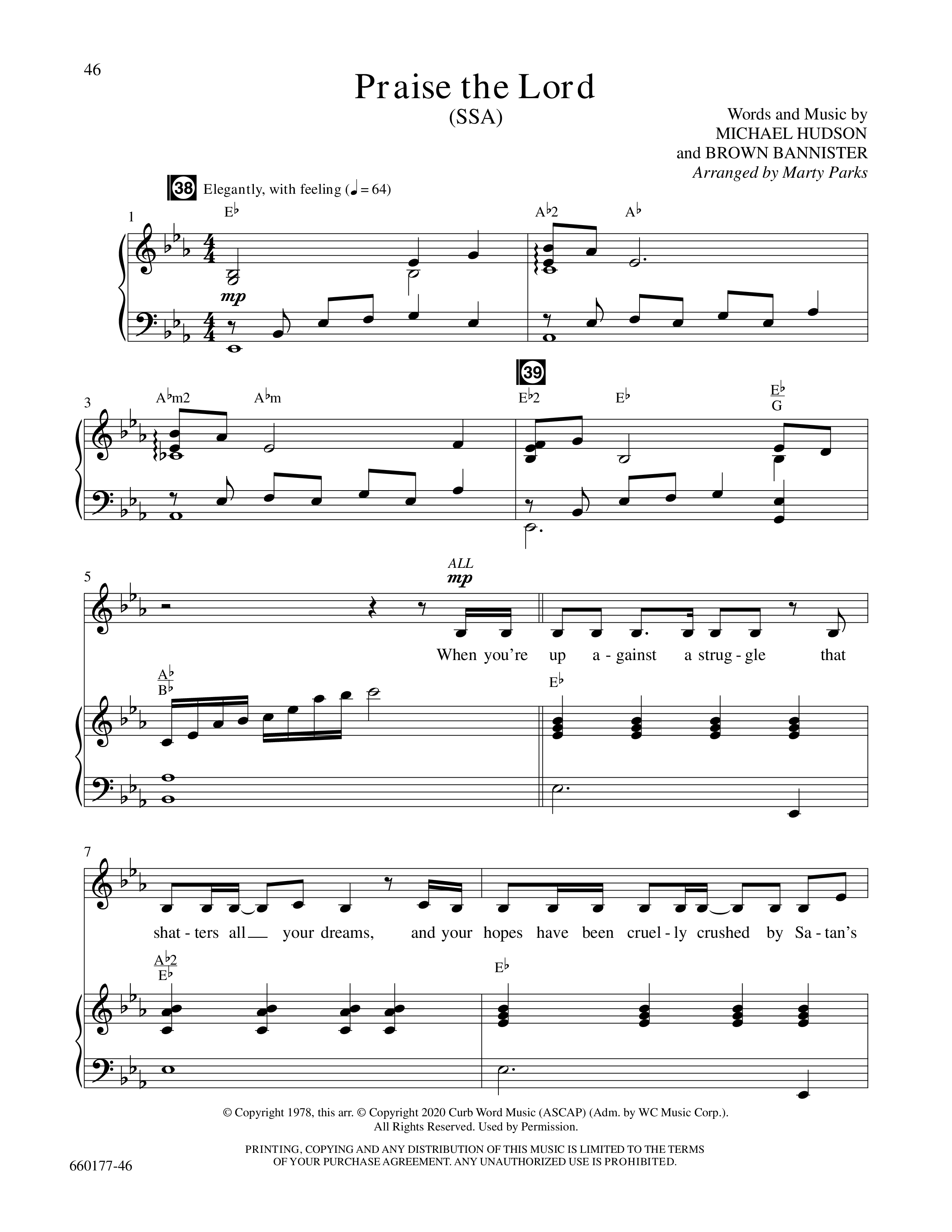 Endless Praise (7 Song Choral Collection) Song 5 (Piano SATB) (Word Music Choral)