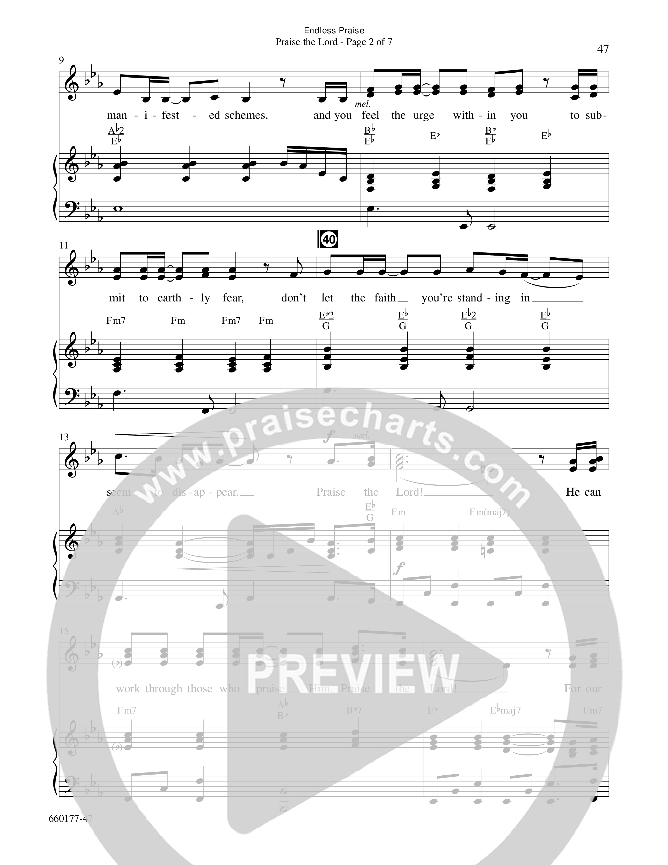 Endless Praise (7 Song Choral Collection) Song 5 (Piano SATB) (Word Music Choral)