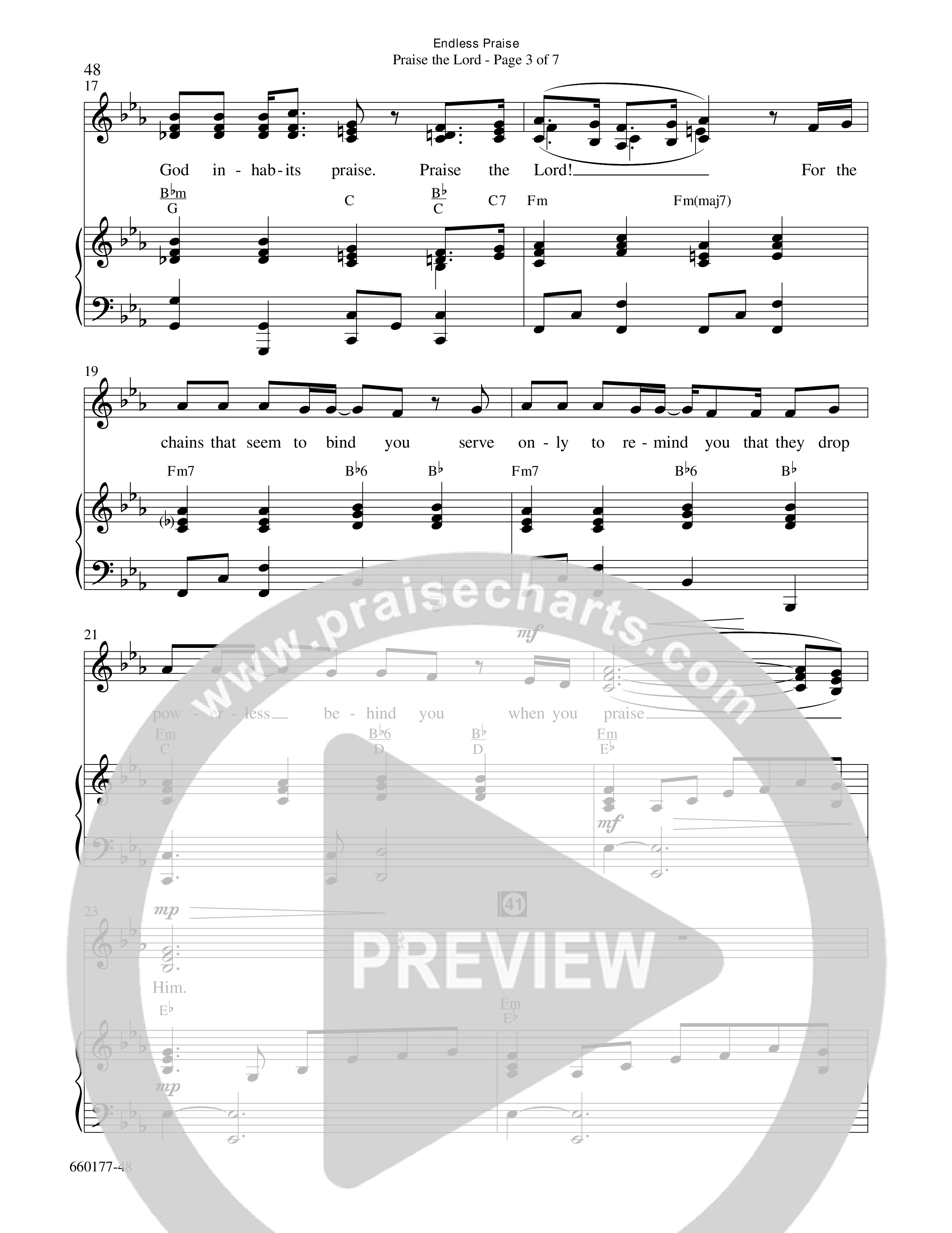 Endless Praise (7 Song Choral Collection) Song 5 (Piano SATB) (Word Music Choral)