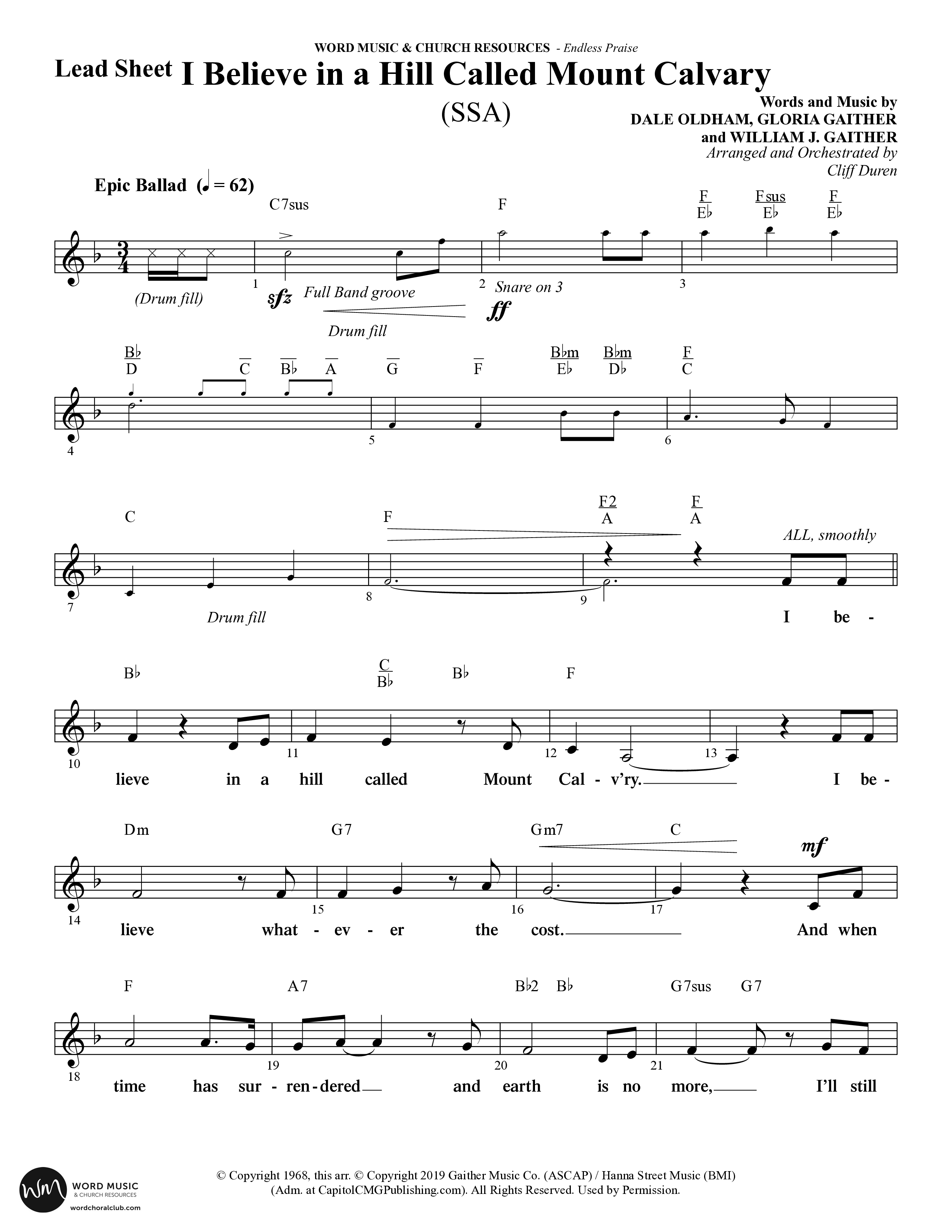 Endless Praise (7 Song Choral Collection) Song 6 (Lead & Chords) (Word Music Choral)