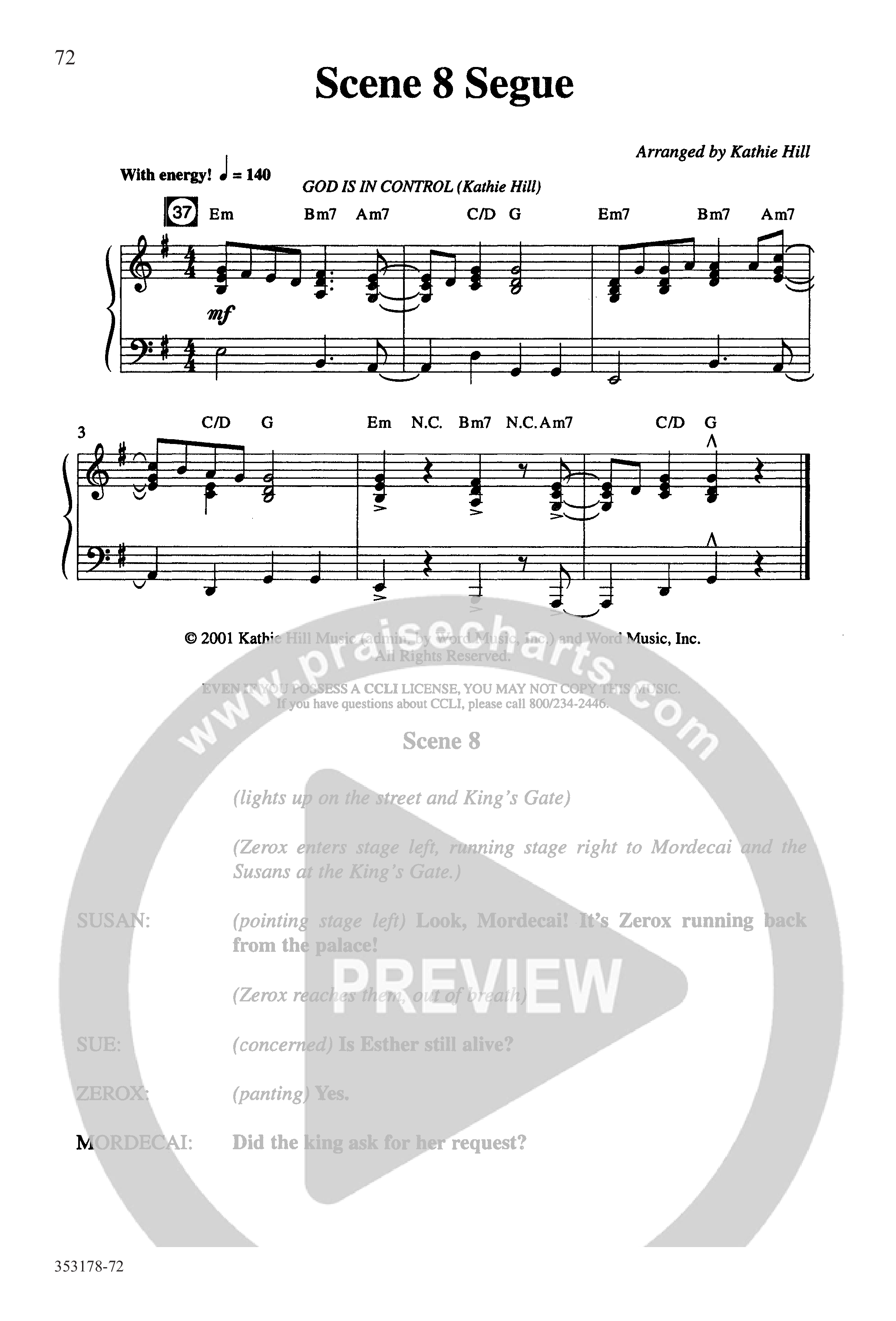 Esther-Ordinary Faith (17 Song Choral Collection) Song 12 (Piano SATB) (Word Music Choral / Arr. Kathie Hill)