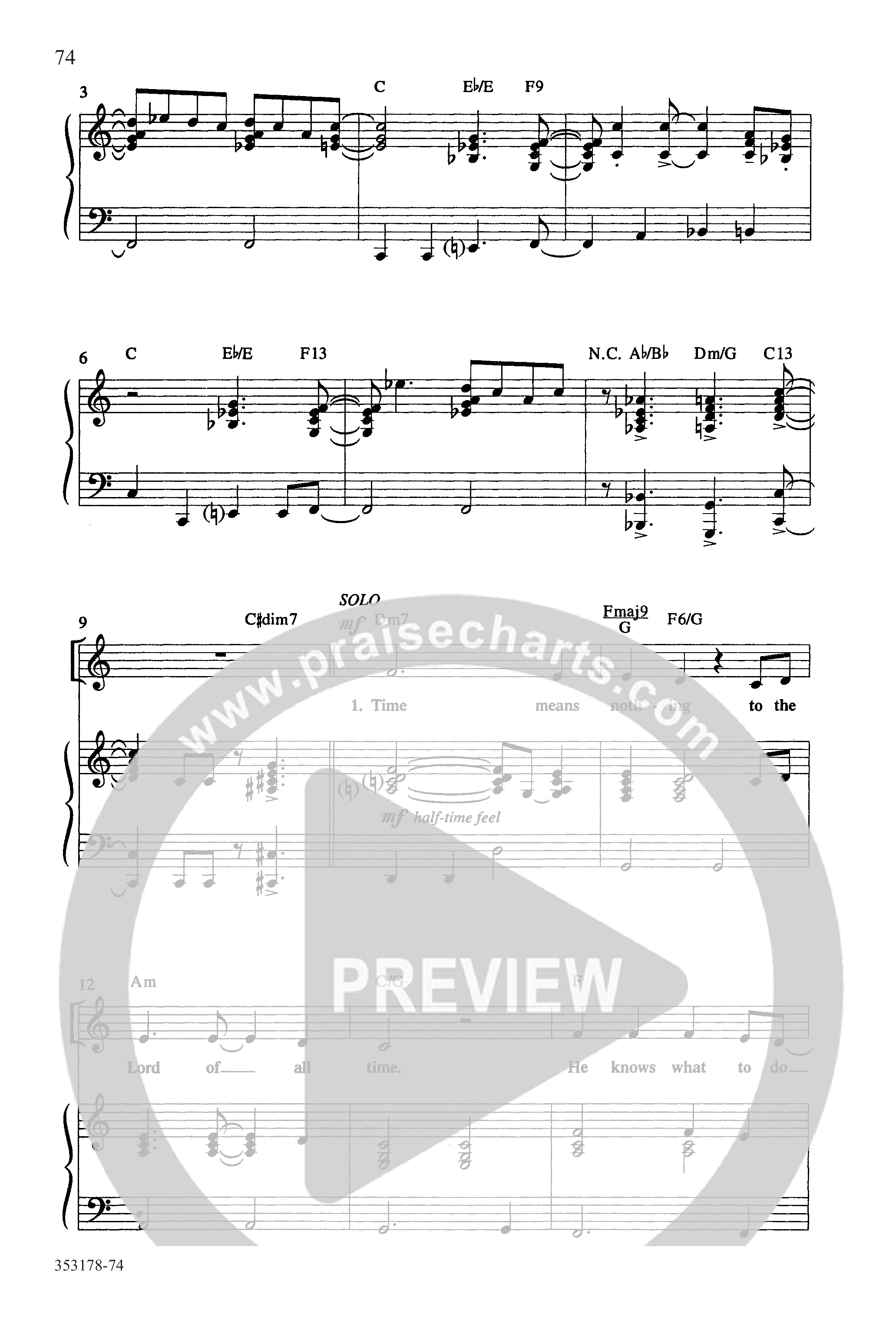 Esther-Ordinary Faith (17 Song Choral Collection) Song 13 (Piano SATB) (Word Music Choral / Arr. Kathie Hill)