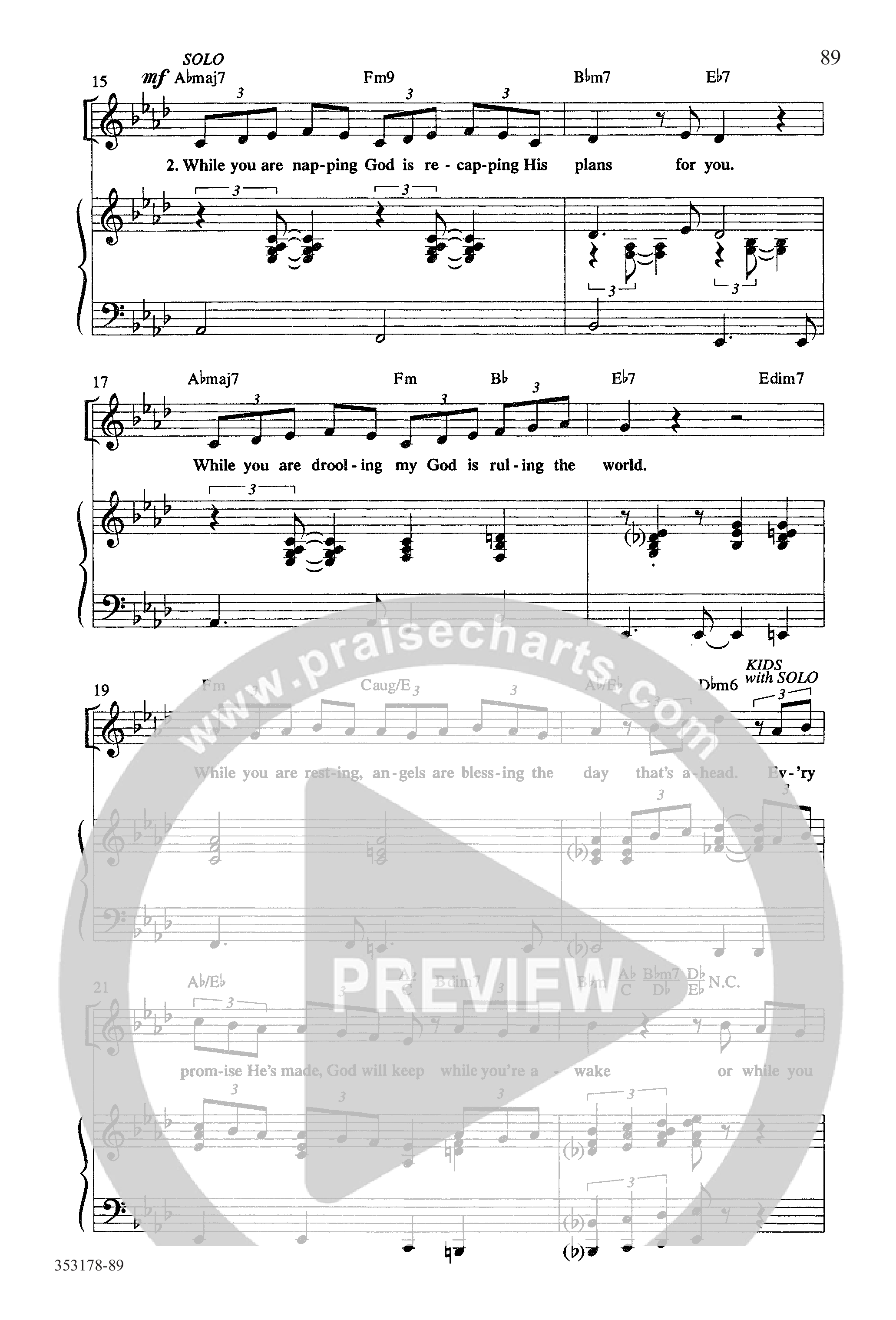 Esther-Ordinary Faith (17 Song Choral Collection) Song 14 (Piano SATB) (Word Music Choral / Arr. Kathie Hill)