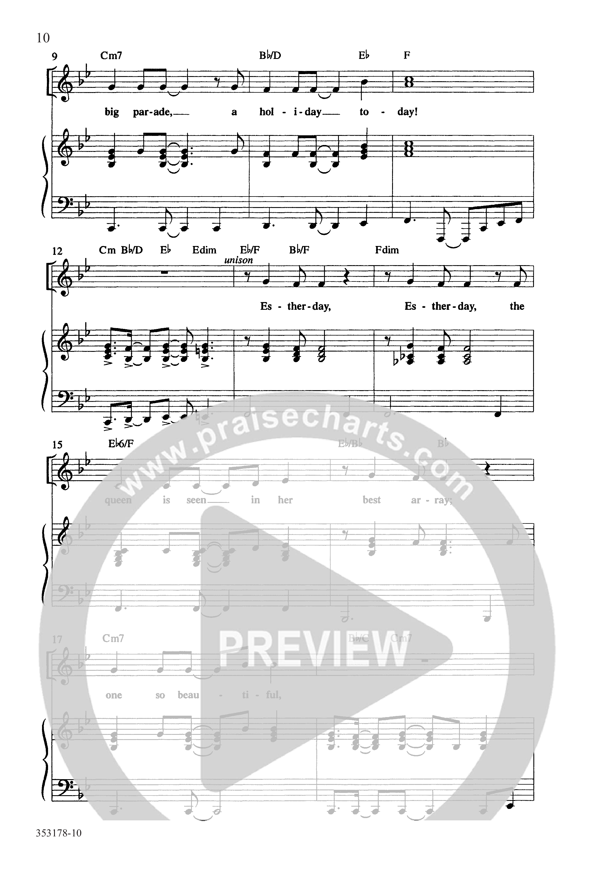 Esther-Ordinary Faith (17 Song Choral Collection) Song 2 (Piano SATB) (Word Music Choral / Arr. Kathie Hill)
