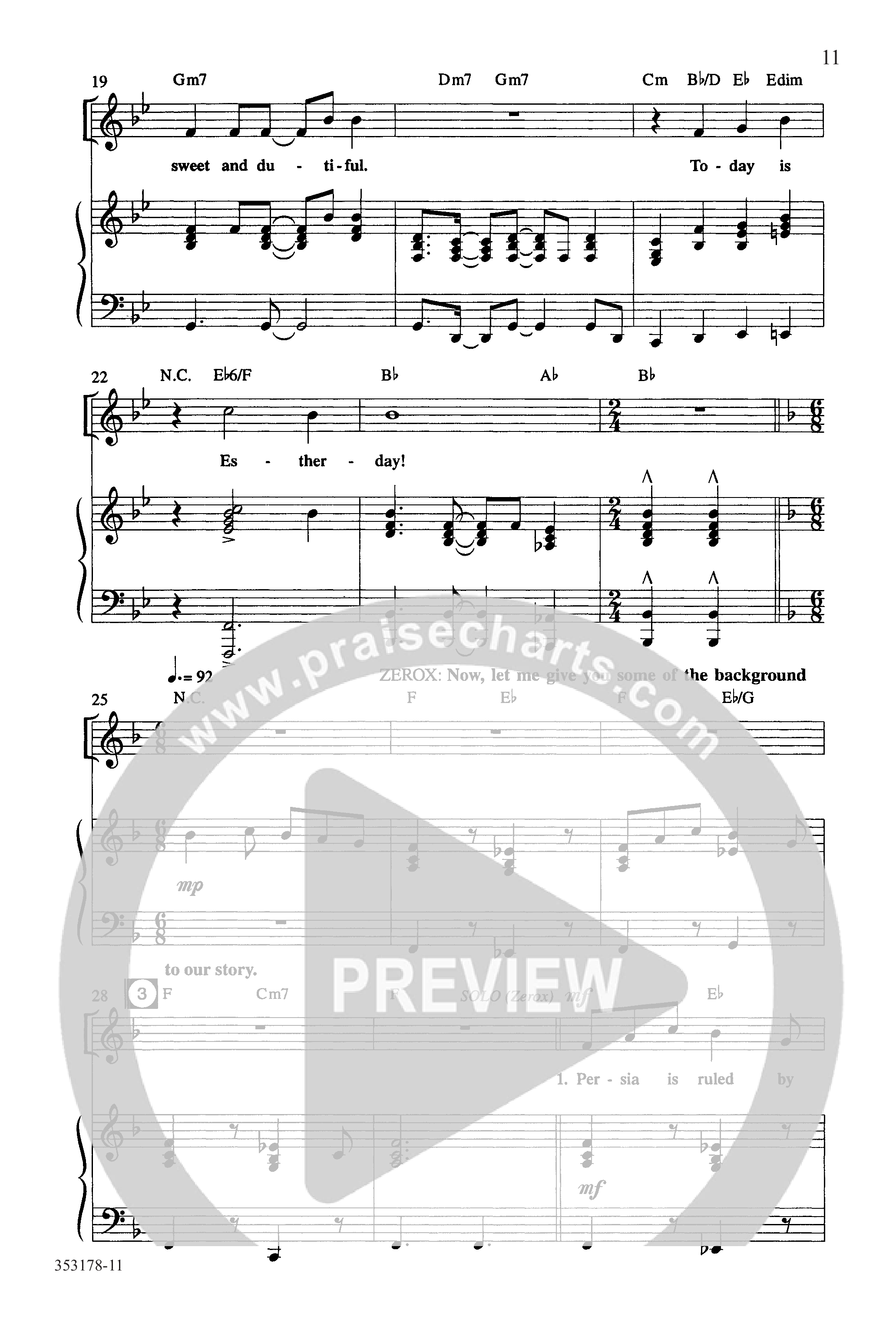 Esther-Ordinary Faith (17 Song Choral Collection) Song 2 (Piano SATB) (Word Music Choral / Arr. Kathie Hill)