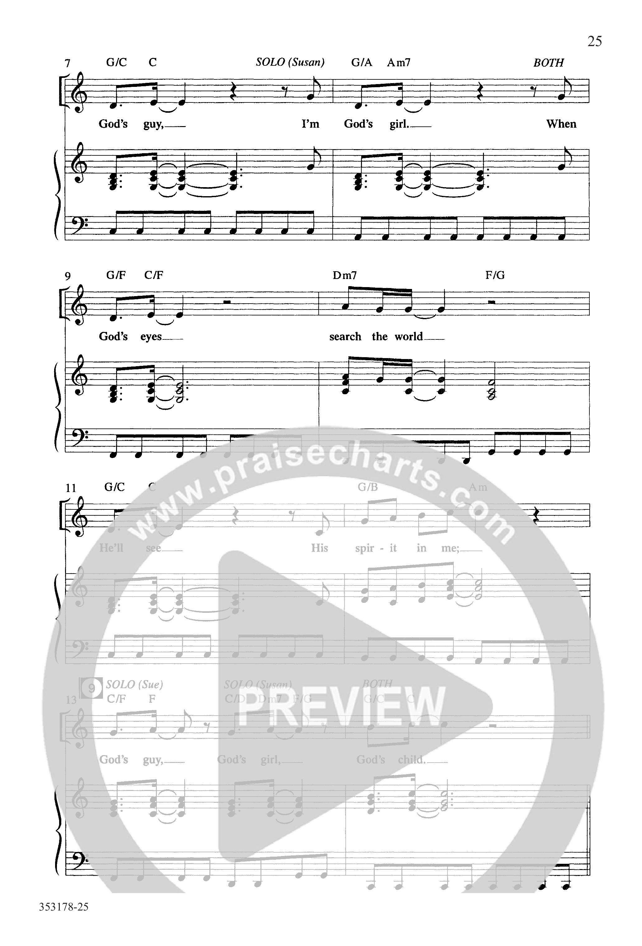 Esther-Ordinary Faith (17 Song Choral Collection) Song 3 (Piano SATB) (Word Music Choral / Arr. Kathie Hill)