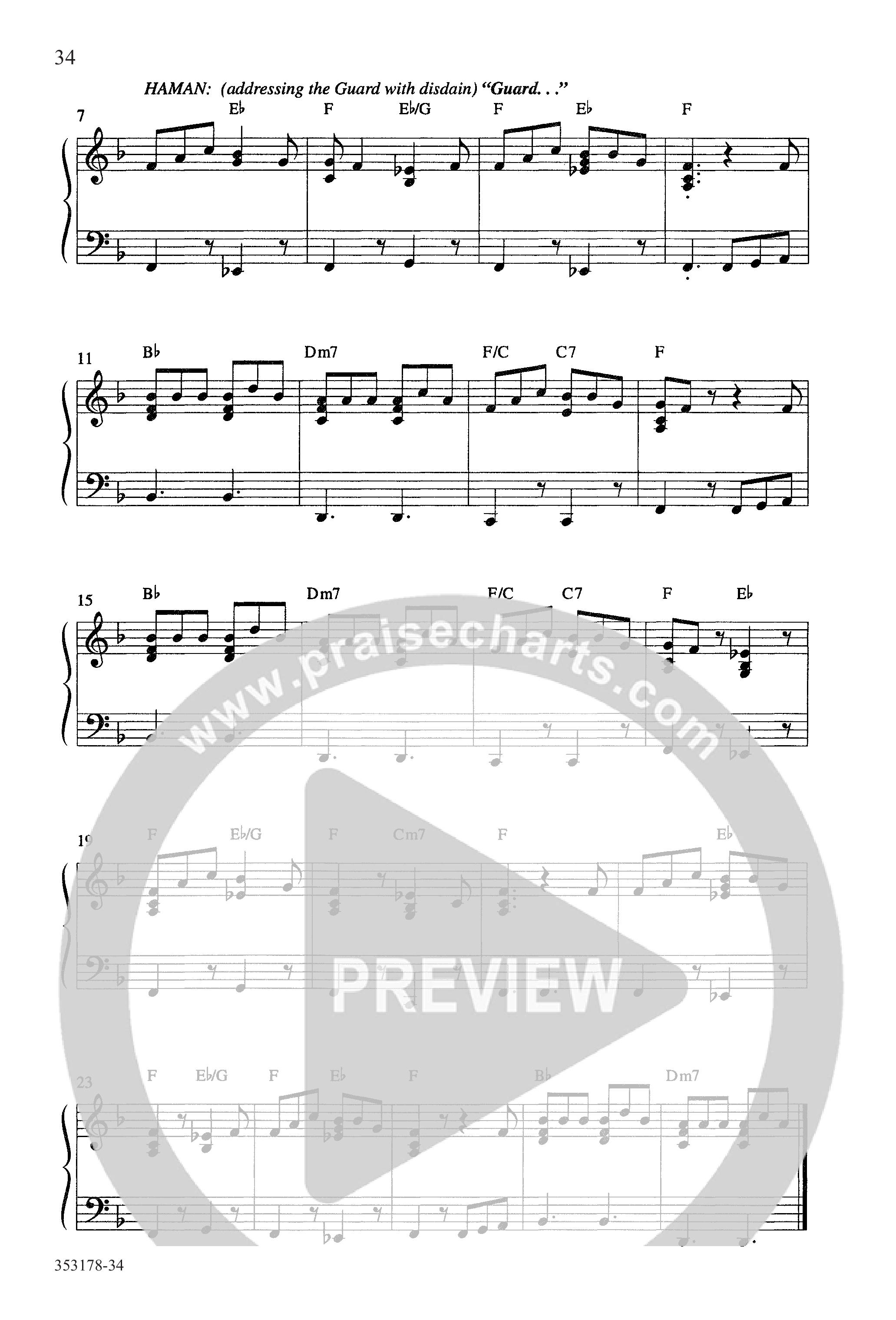 Esther-Ordinary Faith (17 Song Choral Collection) Song 4 (Piano SATB) (Word Music Choral / Arr. Kathie Hill)