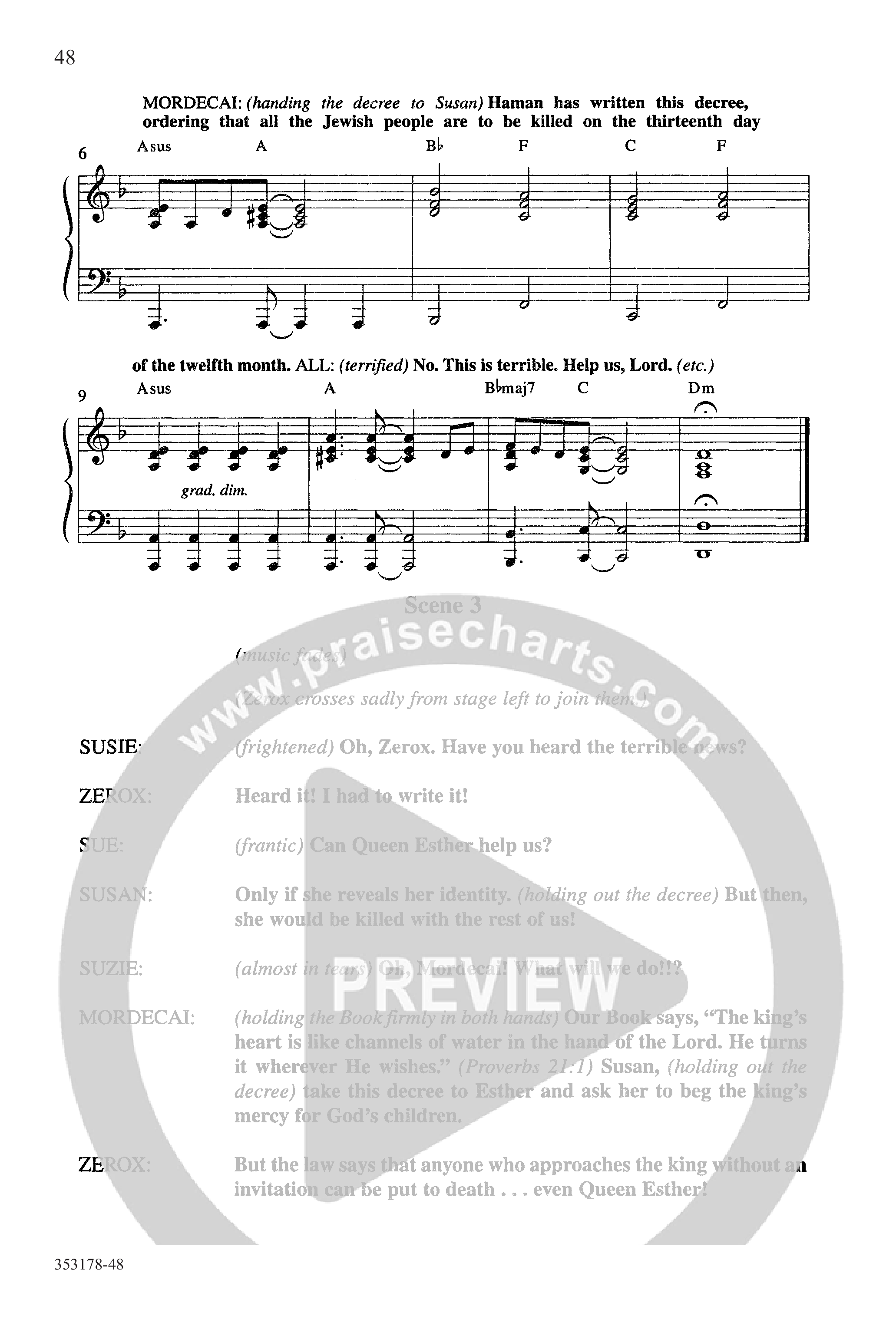 Esther-Ordinary Faith (17 Song Choral Collection) Song 6 (Piano SATB) (Word Music Choral / Arr. Kathie Hill)