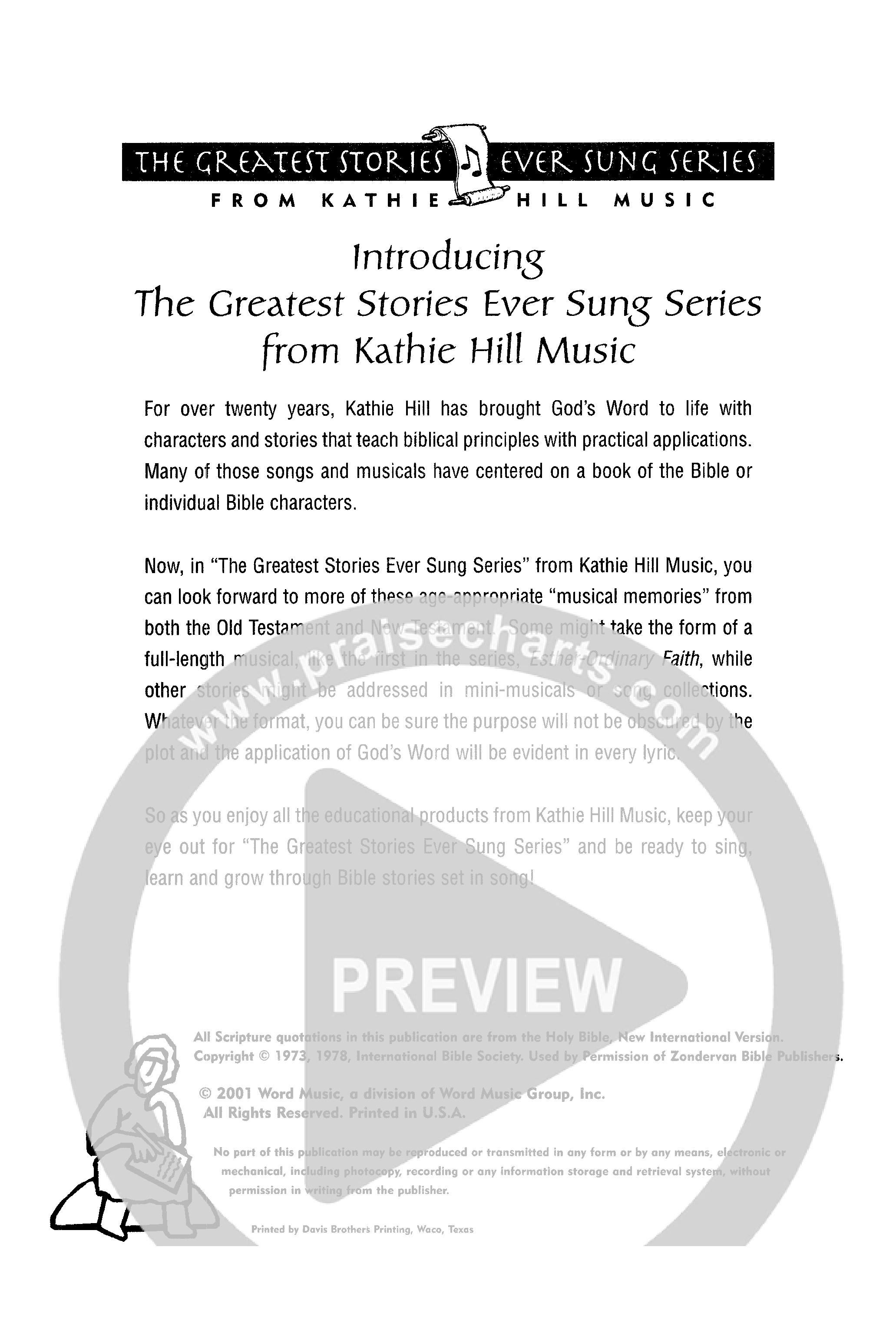 Esther-Ordinary Faith (17 Song Choral Collection) Choral Book (Word Music Choral / Arr. Kathie Hill)