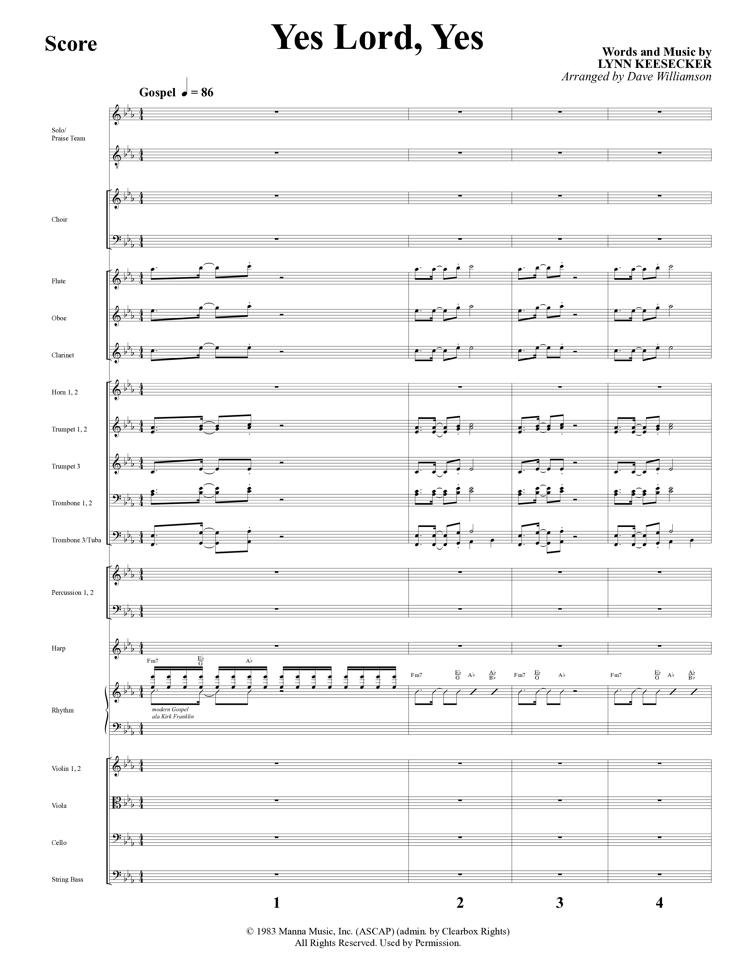 Everlasting (10 Song Choral Collection) Song 10 (Orchestration) (Word Music Choral / Arr. Dave Williamson)