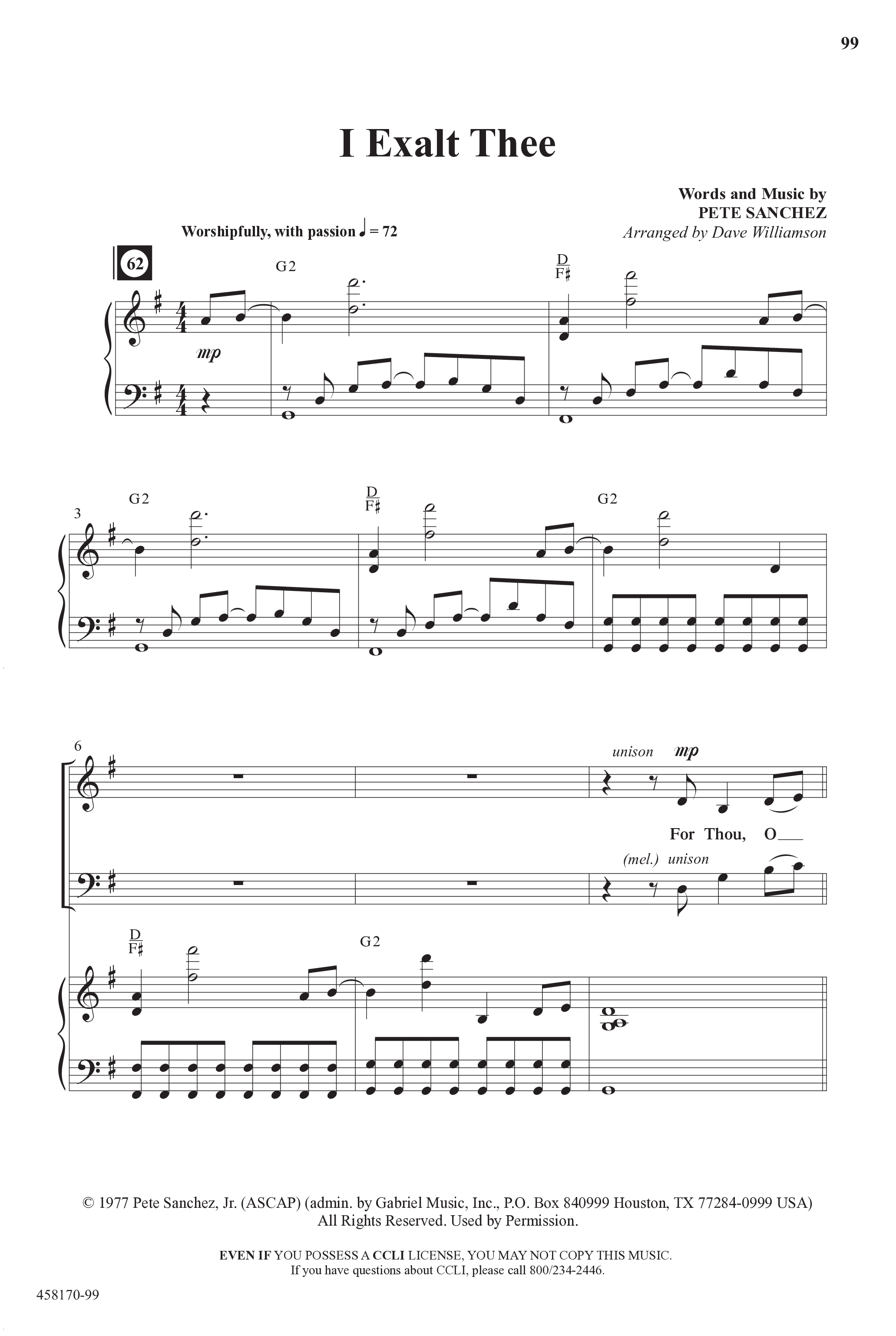 Everlasting (10 Song Choral Collection) Song 10 (Piano SATB) (Word Music Choral / Arr. Dave Williamson)