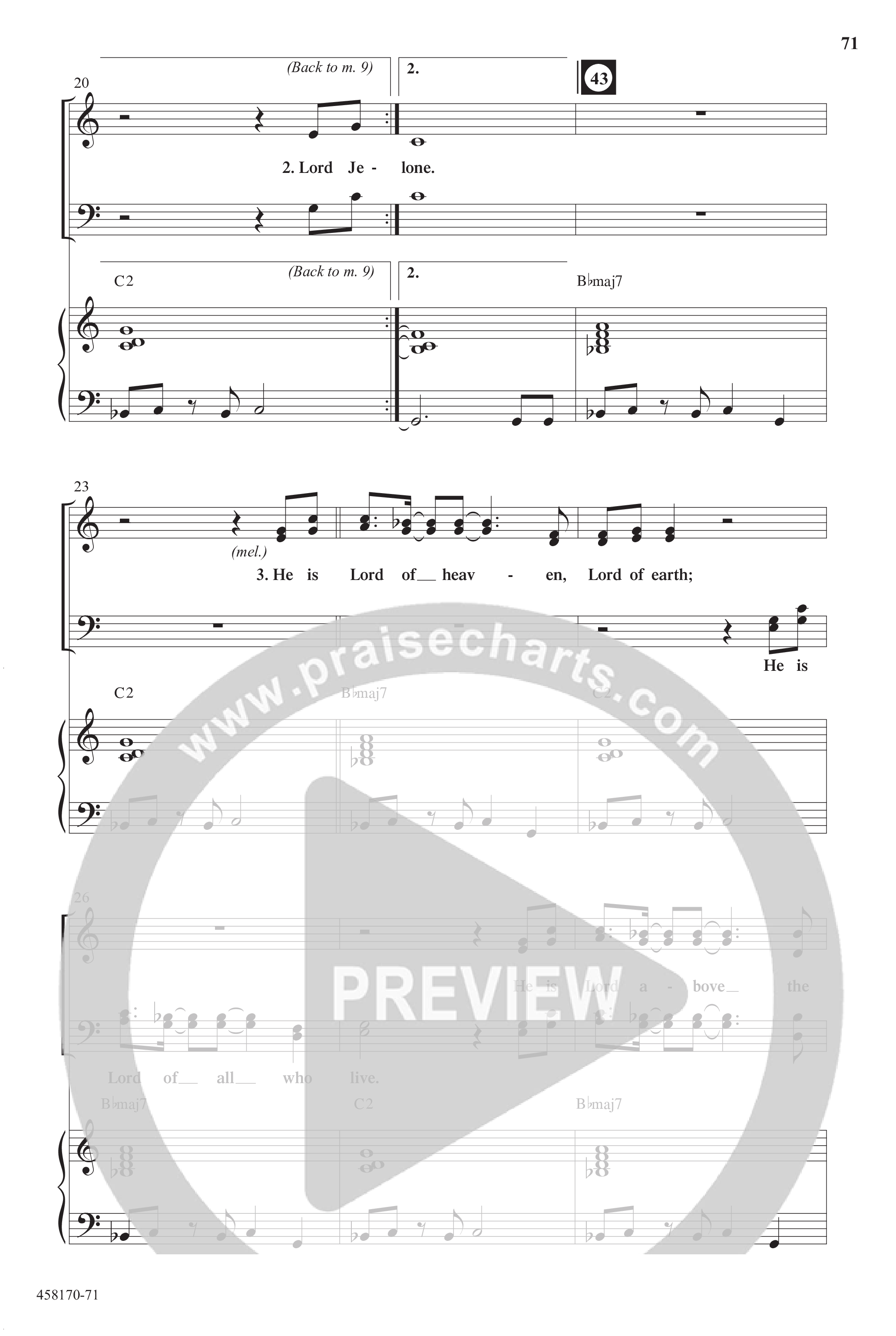 Everlasting (10 Song Choral Collection) Song 7 (Piano SATB) (Word Music Choral / Arr. Dave Williamson)