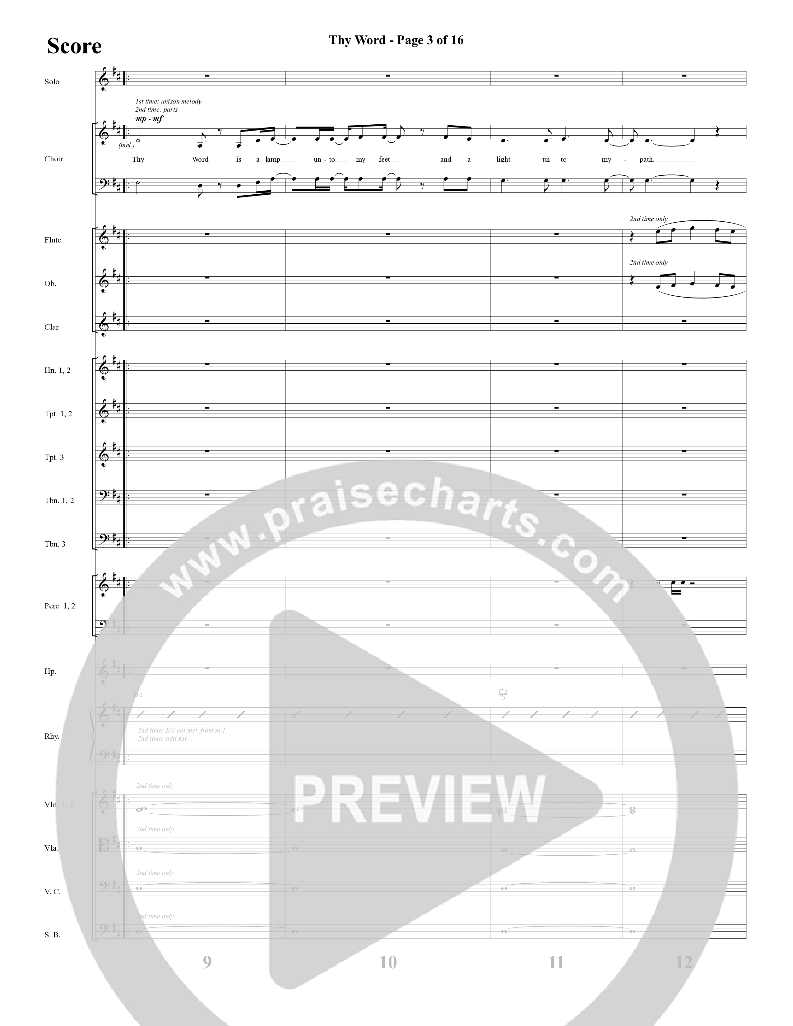 Everlasting (10 Song Choral Collection) Song 8 (Orchestration) (Word Music Choral / Arr. Dave Williamson)