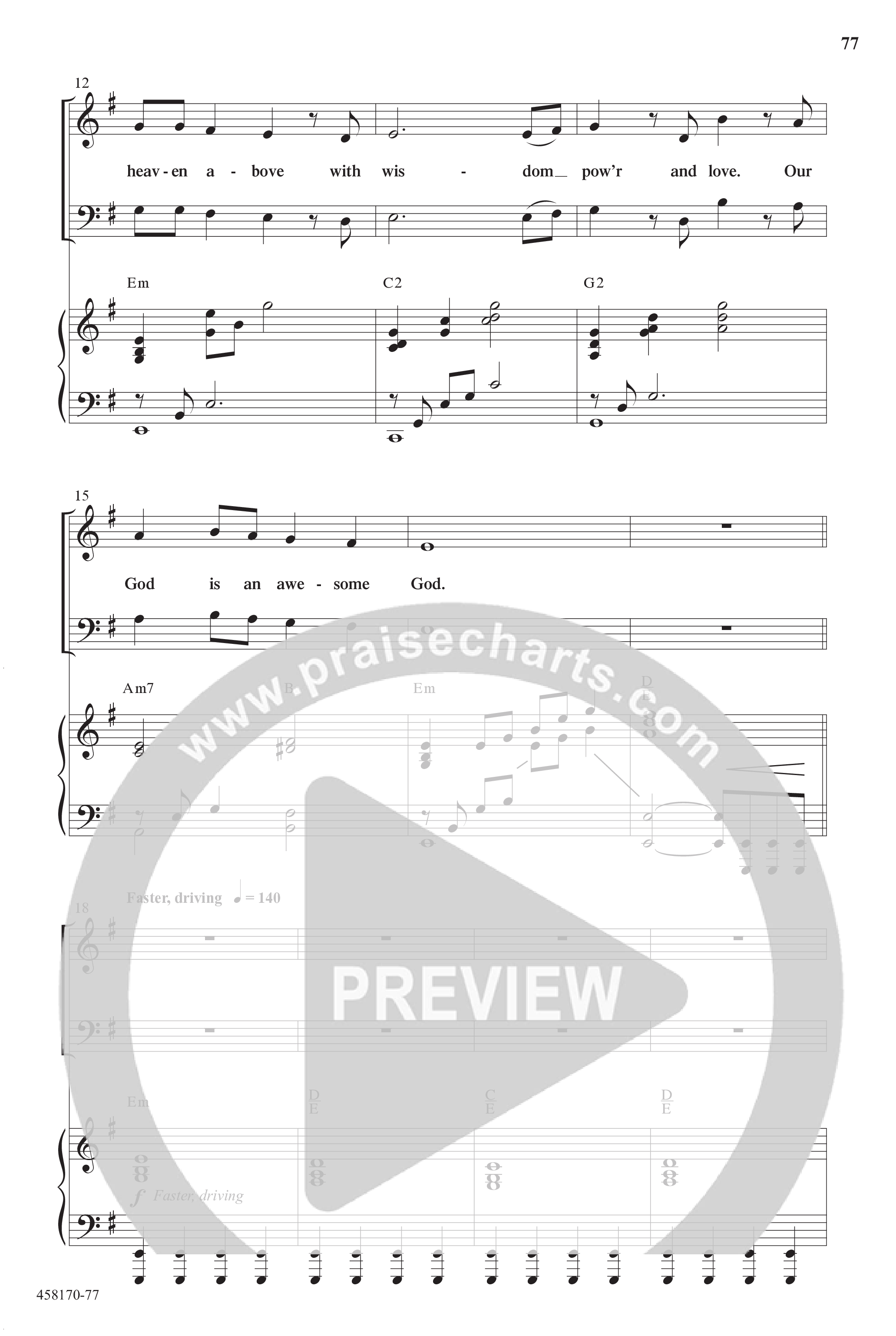 Everlasting (10 Song Choral Collection) Song 8 (Piano SATB) (Word Music Choral / Arr. Dave Williamson)