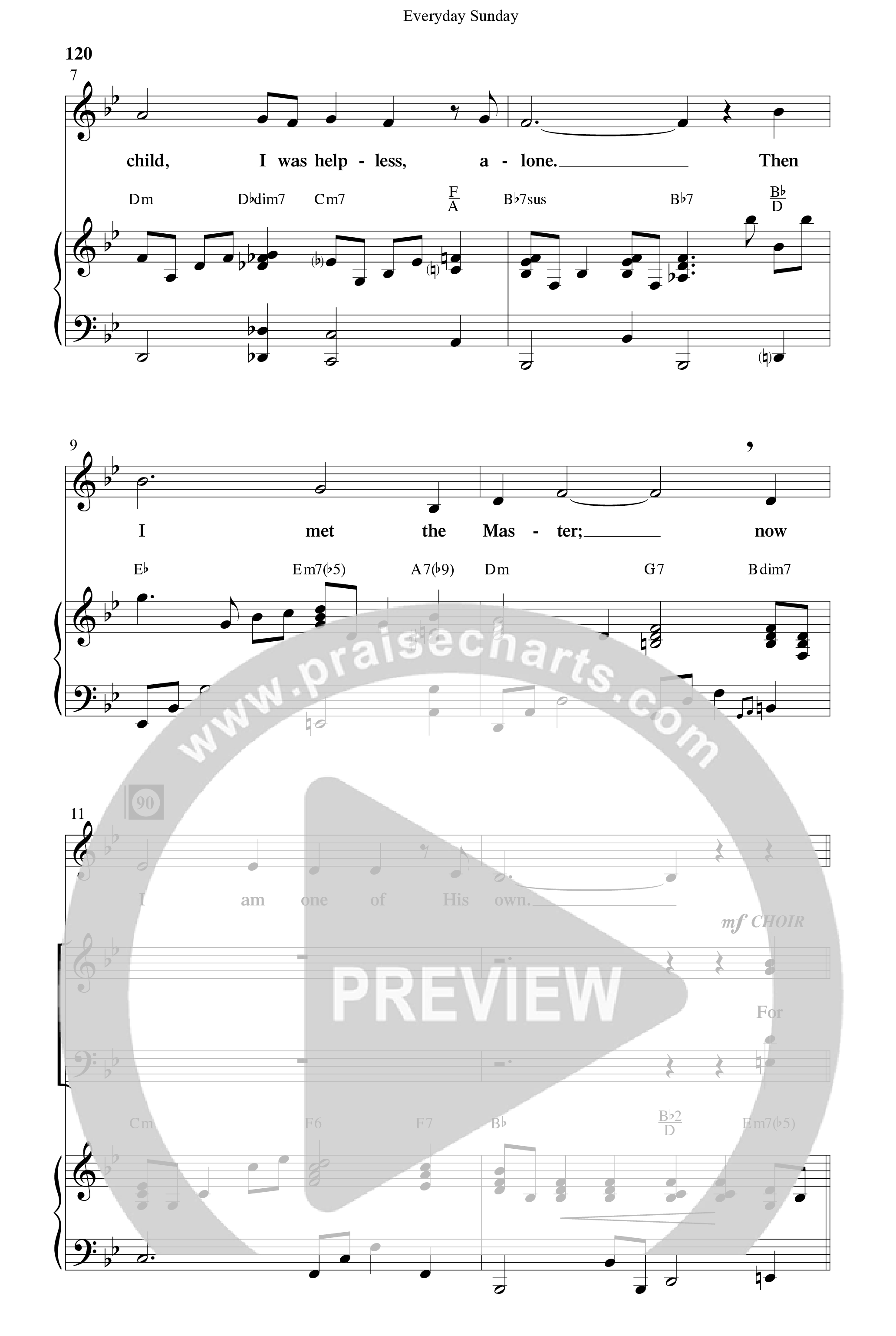 Everyday Sunday (10 Song Choral Collection) Song 10 (Piano SATB) (Word Music Choral / Arr. Lari Goss)