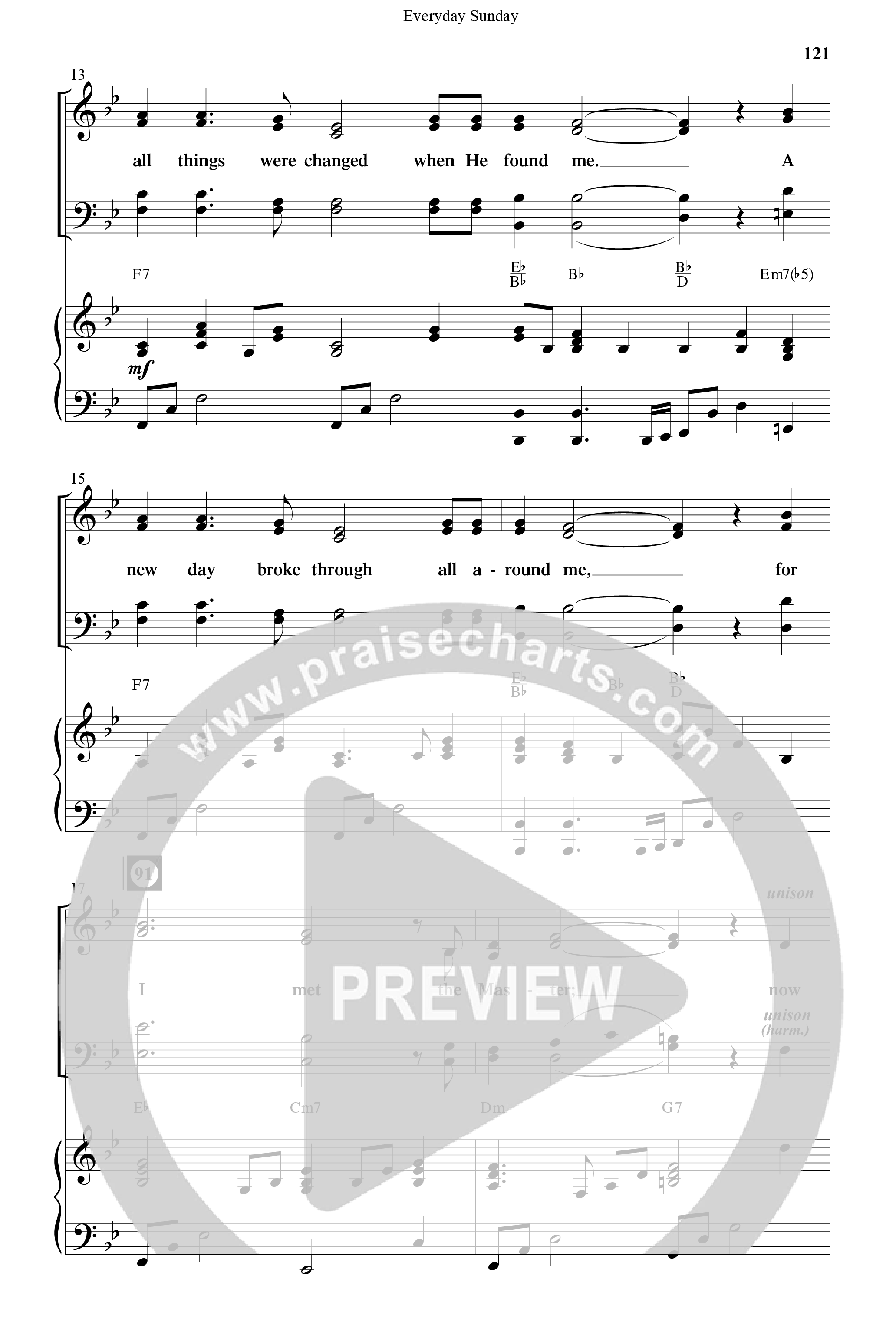 Everyday Sunday (10 Song Choral Collection) Song 10 (Piano SATB) (Word Music Choral / Arr. Lari Goss)