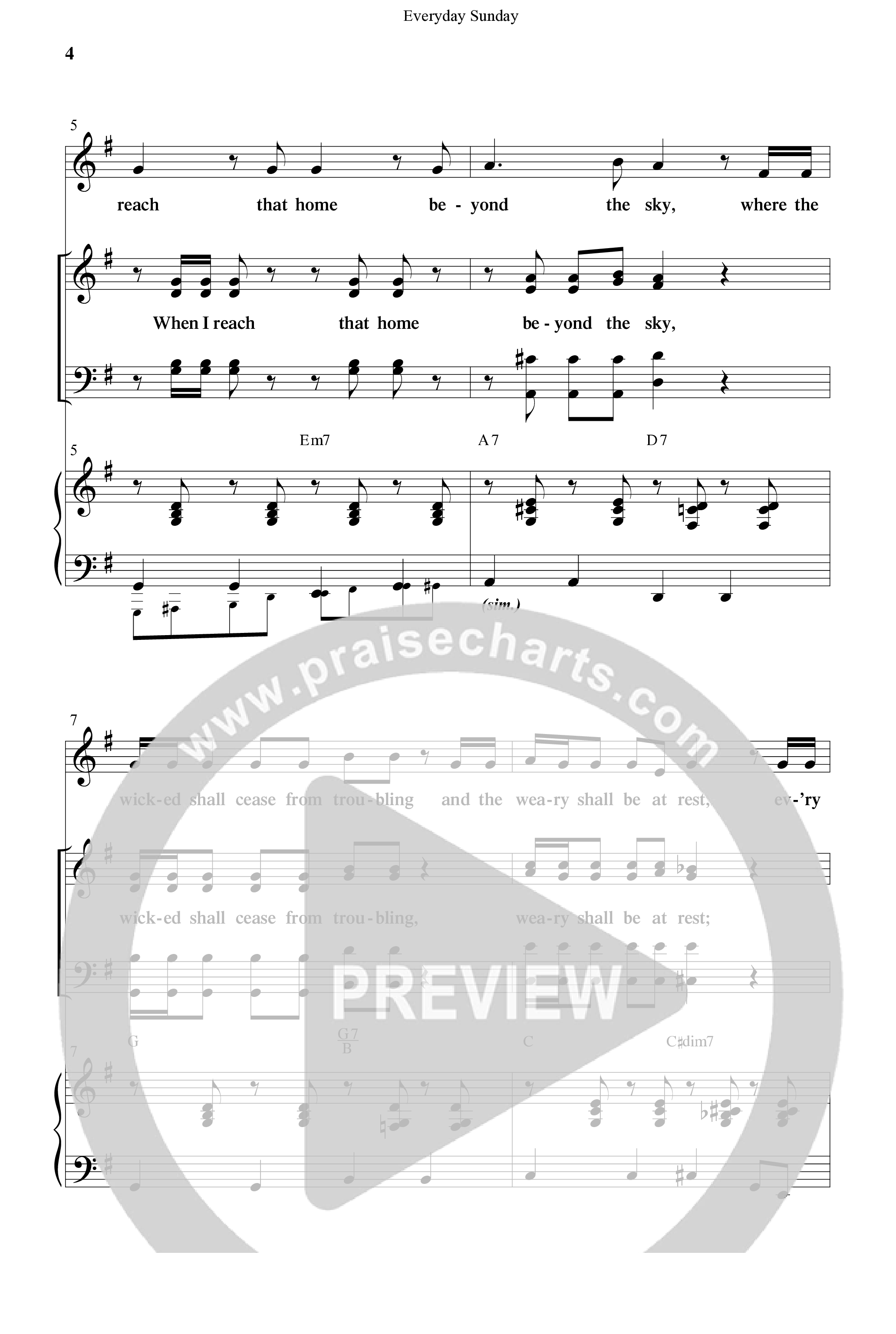 Everyday Sunday (10 Song Choral Collection) Choral Book (Word Music Choral / Arr. Lari Goss)