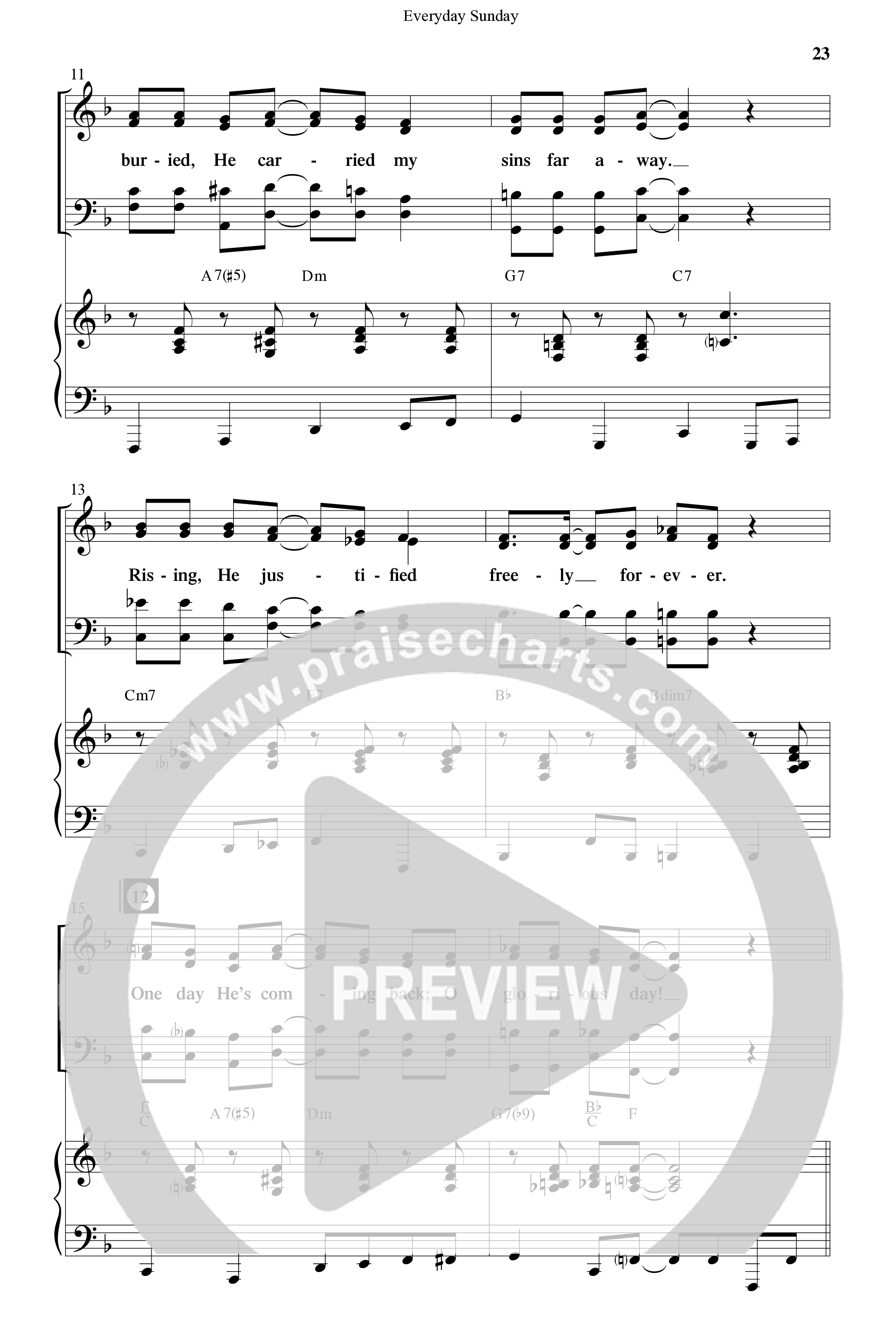 Everyday Sunday (10 Song Choral Collection) Song 2 (Piano SATB) (Word Music Choral / Arr. Lari Goss)