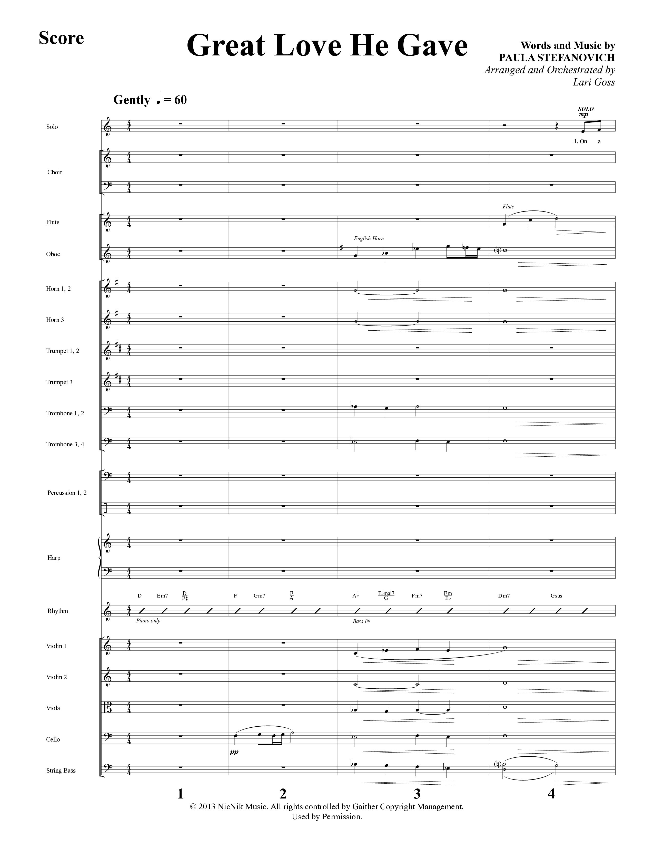 Everyday Sunday (10 Song Choral Collection) Song 3 (Orchestration) (Word Music Choral / Arr. Lari Goss)