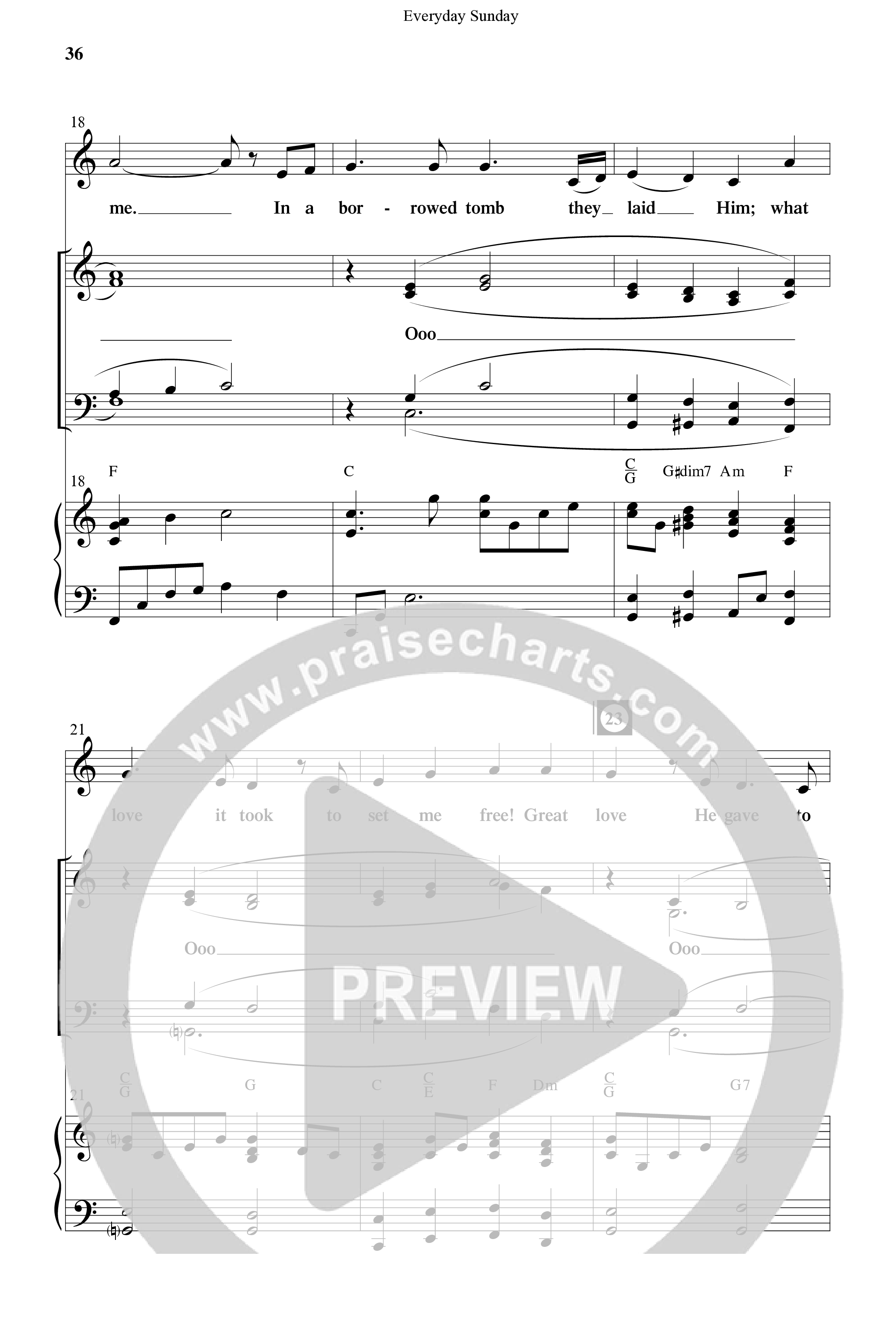 Everyday Sunday (10 Song Choral Collection) Song 3 (Piano SATB) (Word Music Choral / Arr. Lari Goss)