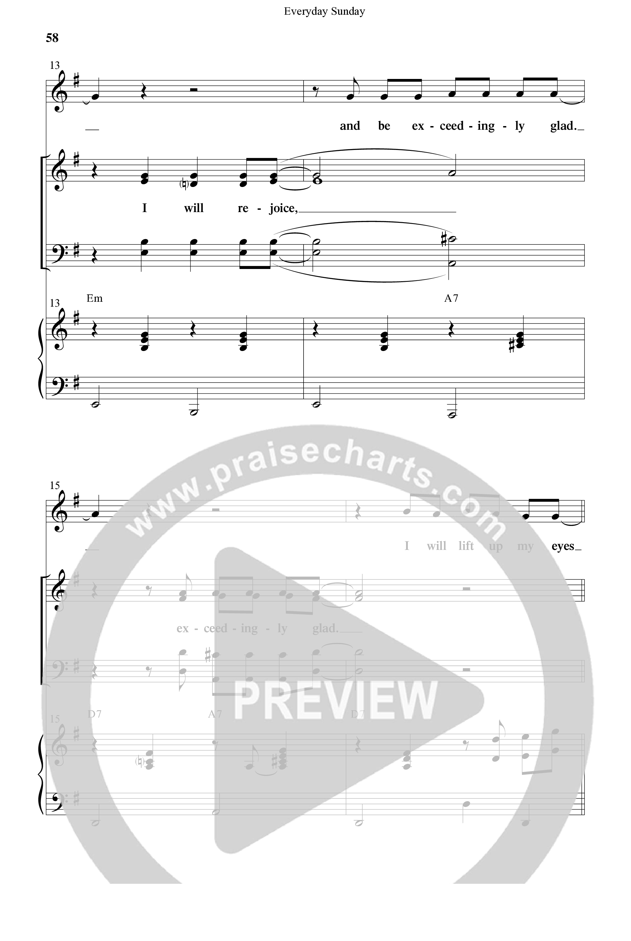 Everyday Sunday (10 Song Choral Collection) Song 5 (Piano SATB) (Word Music Choral / Arr. Lari Goss)