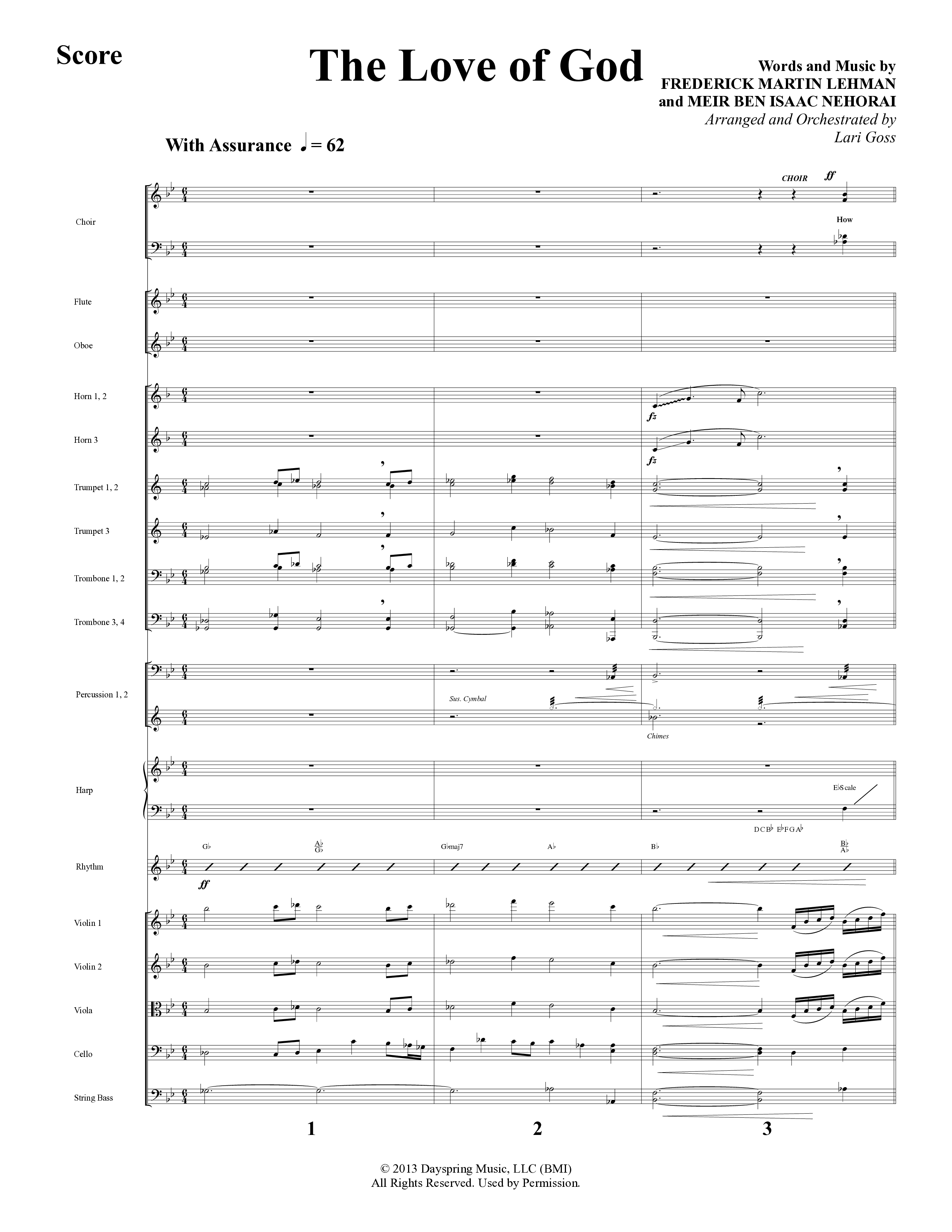 Everyday Sunday (10 Song Choral Collection) Song 6 (Orchestration) (Word Music Choral / Arr. Lari Goss)