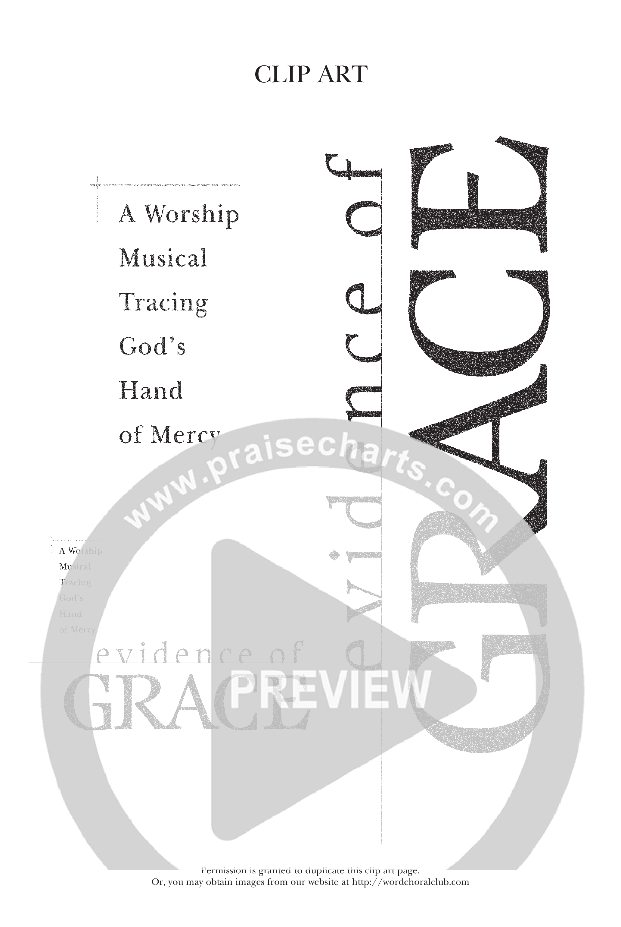 Evidence Of Grace (11 Song Choral Collection) Song 12 (Piano SATB) (Word Music Choral)