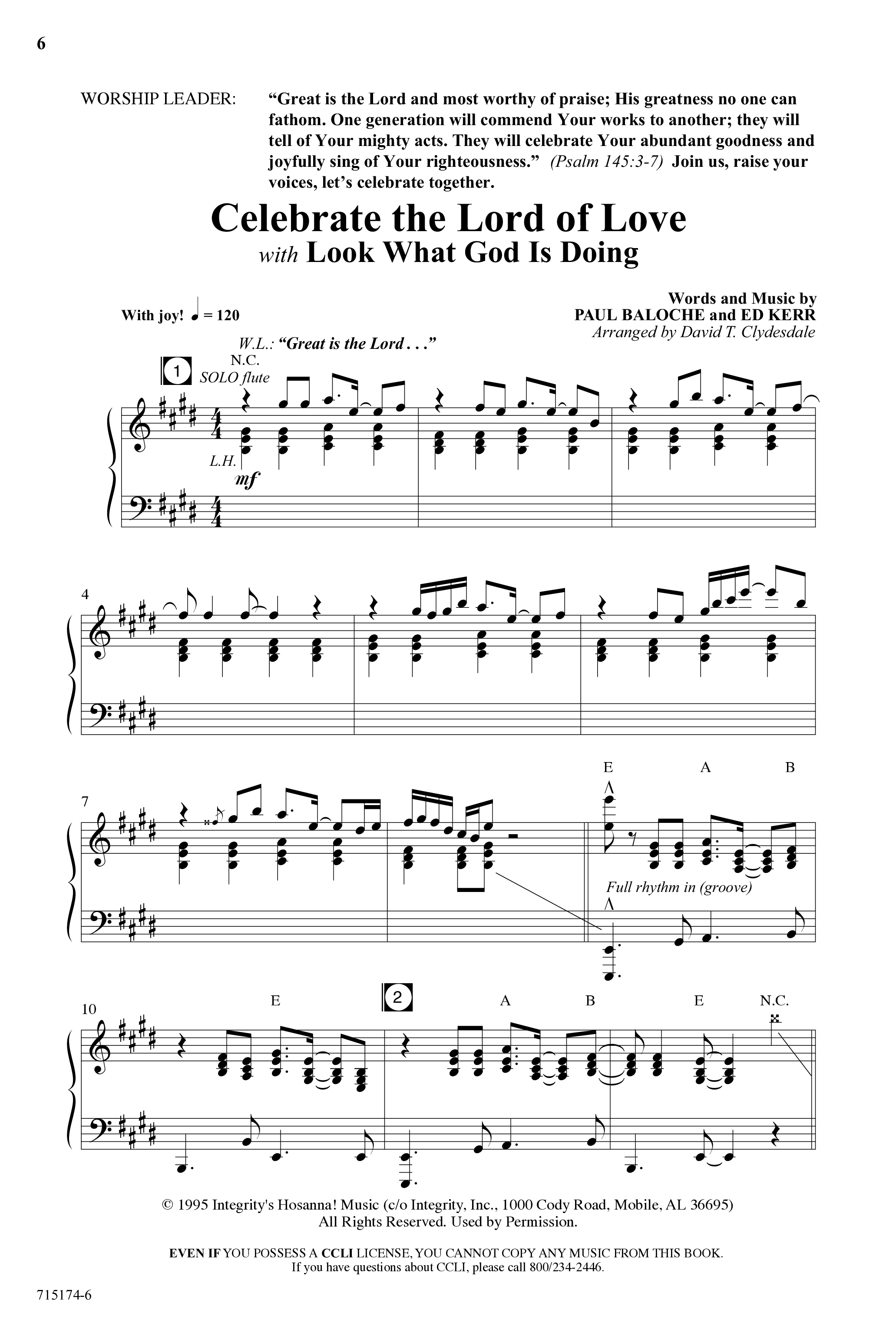 Evidence Of Grace (11 Song Choral Collection) Song 1 (Piano SATB) (Word Music Choral)