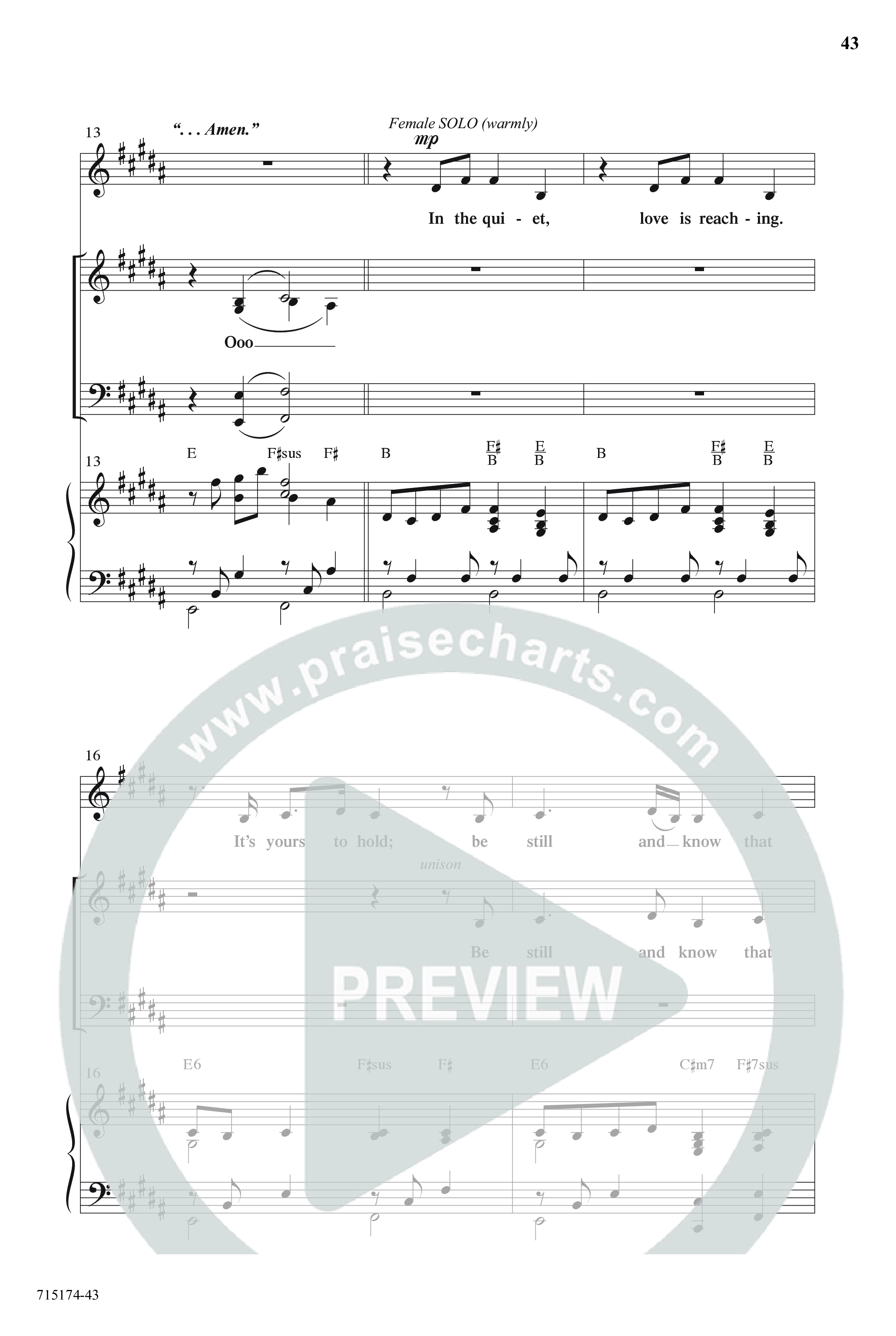 Evidence Of Grace (11 Song Choral Collection) Song 3 (Piano SATB) (Word Music Choral)