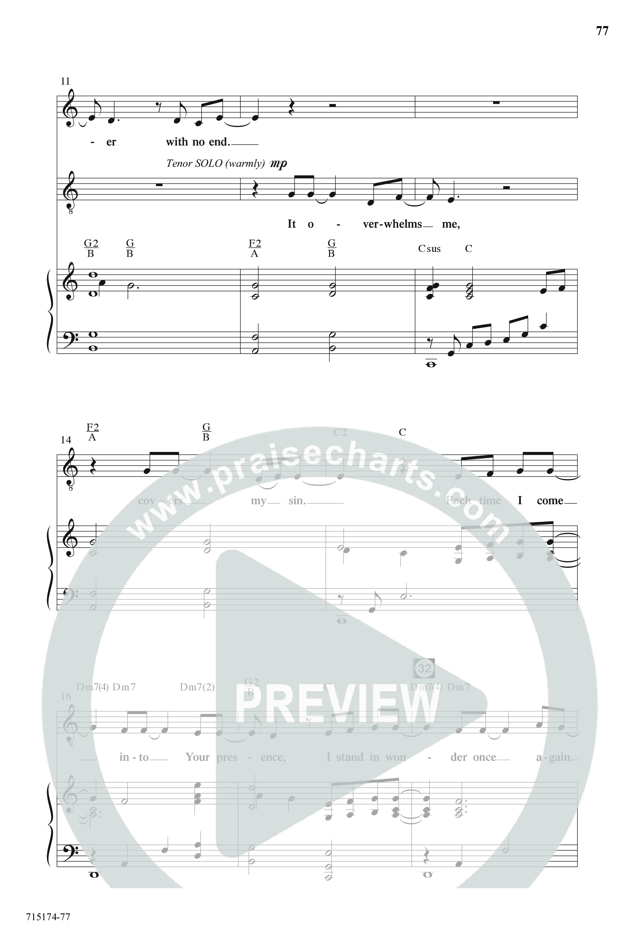 Evidence Of Grace (11 Song Choral Collection) Song 6 (Piano SATB) (Word Music Choral)