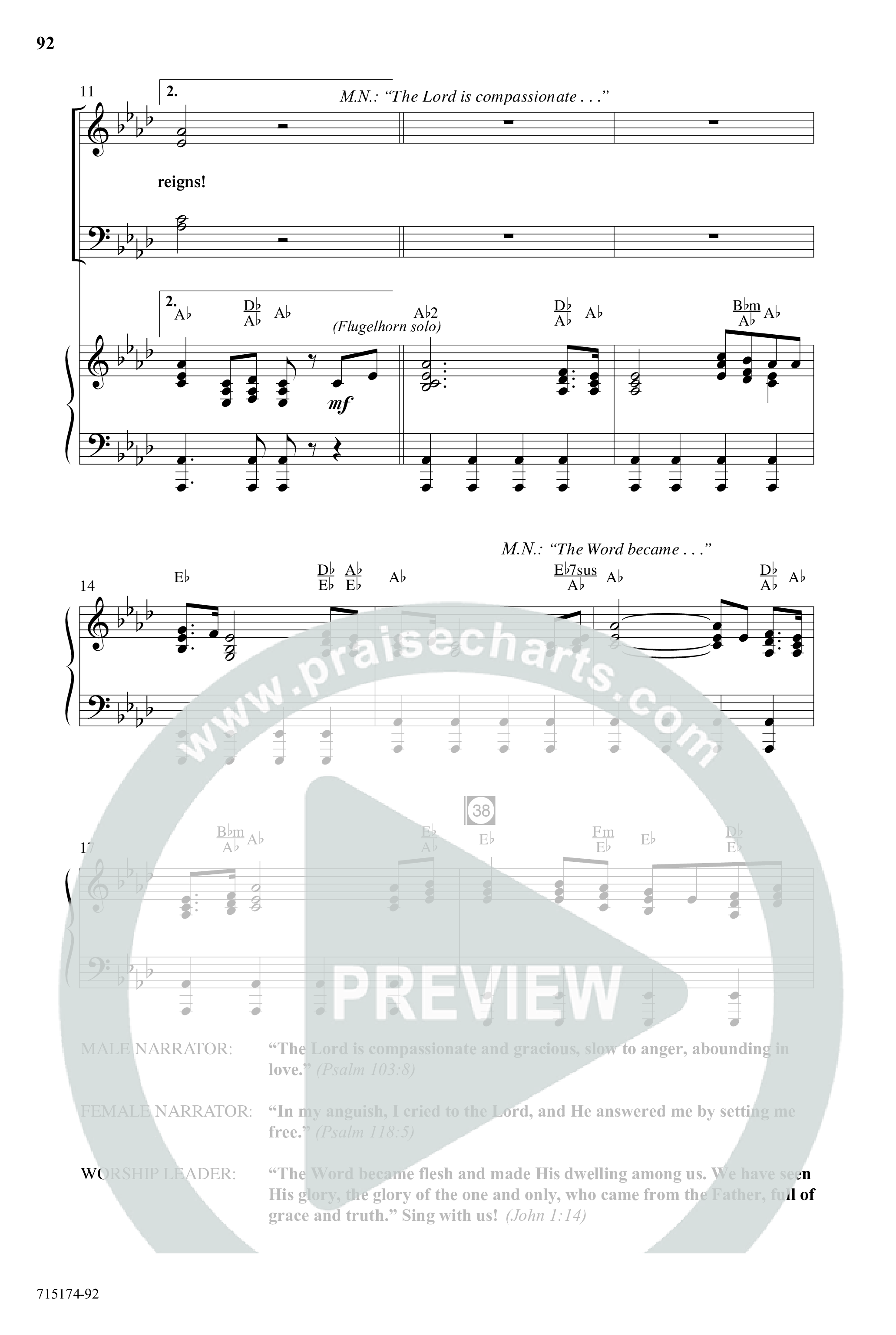 Evidence Of Grace (11 Song Choral Collection) Song 7 (Piano SATB) (Word Music Choral)